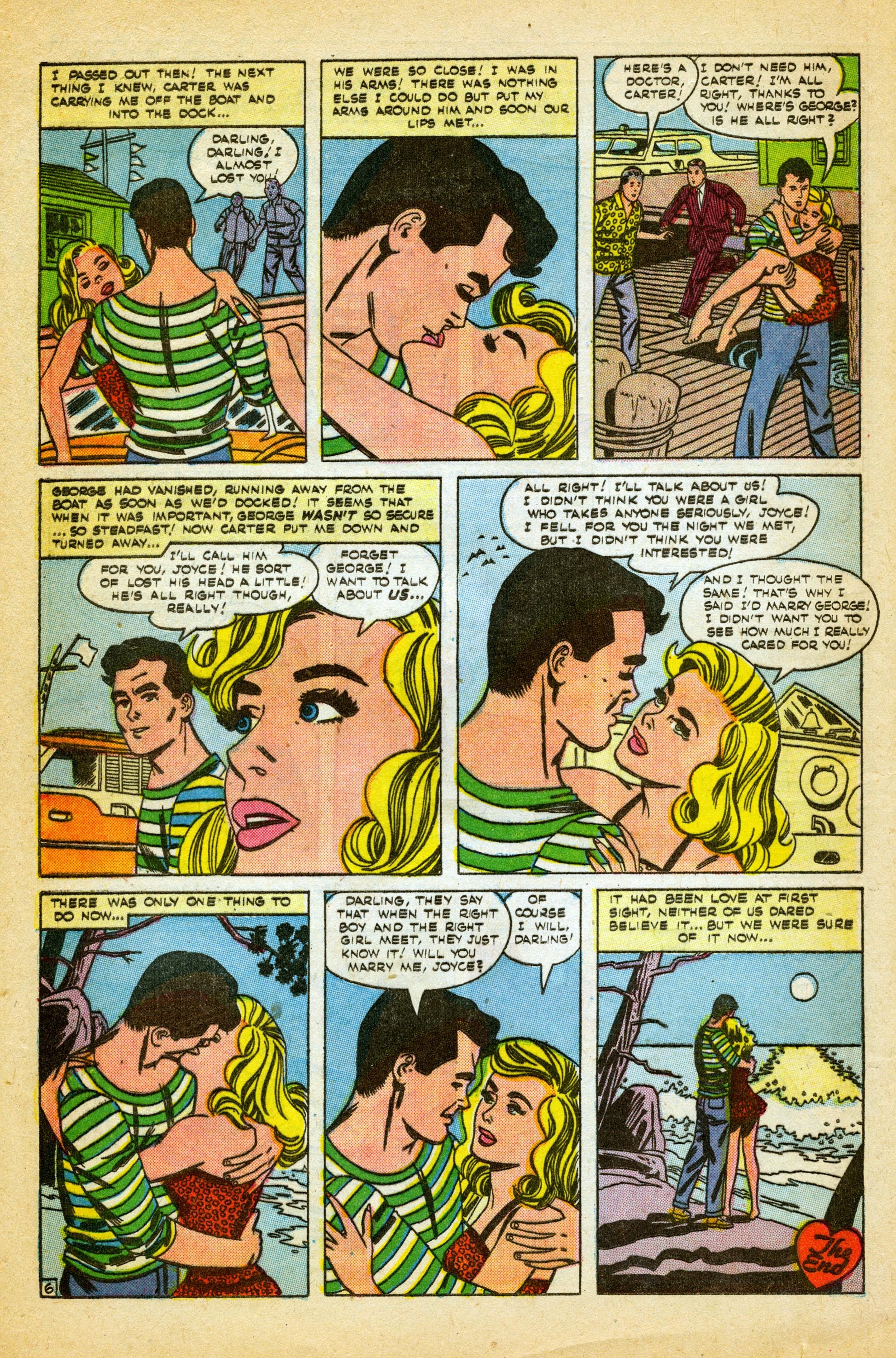 Read online Love Romances comic -  Issue #54 - 16