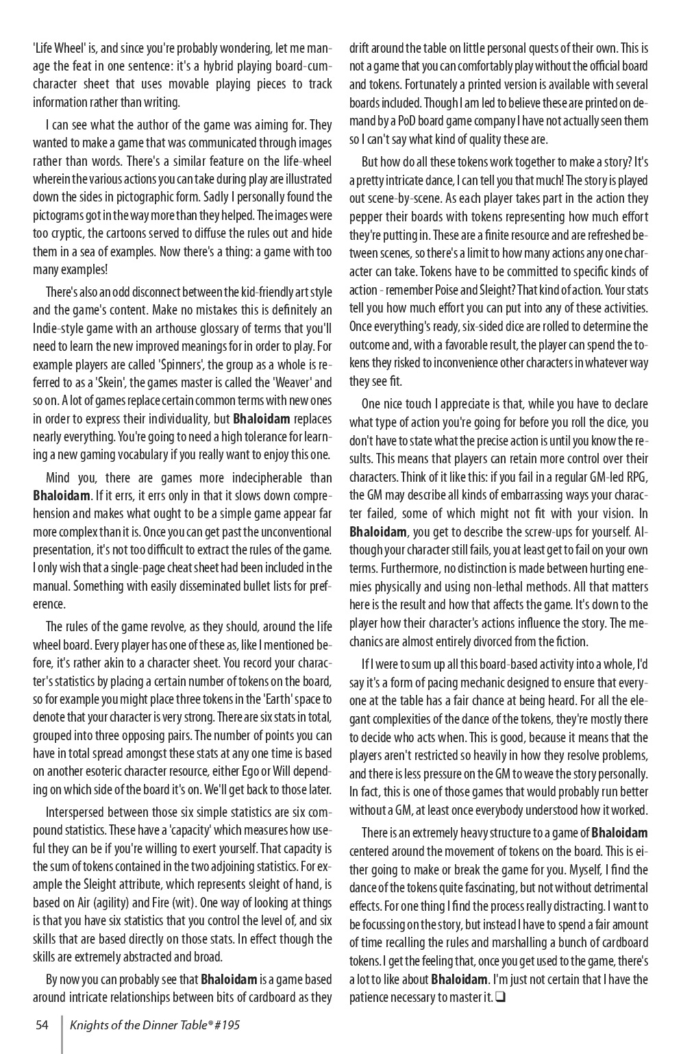 Read online Knights of the Dinner Table comic -  Issue #195 - 56