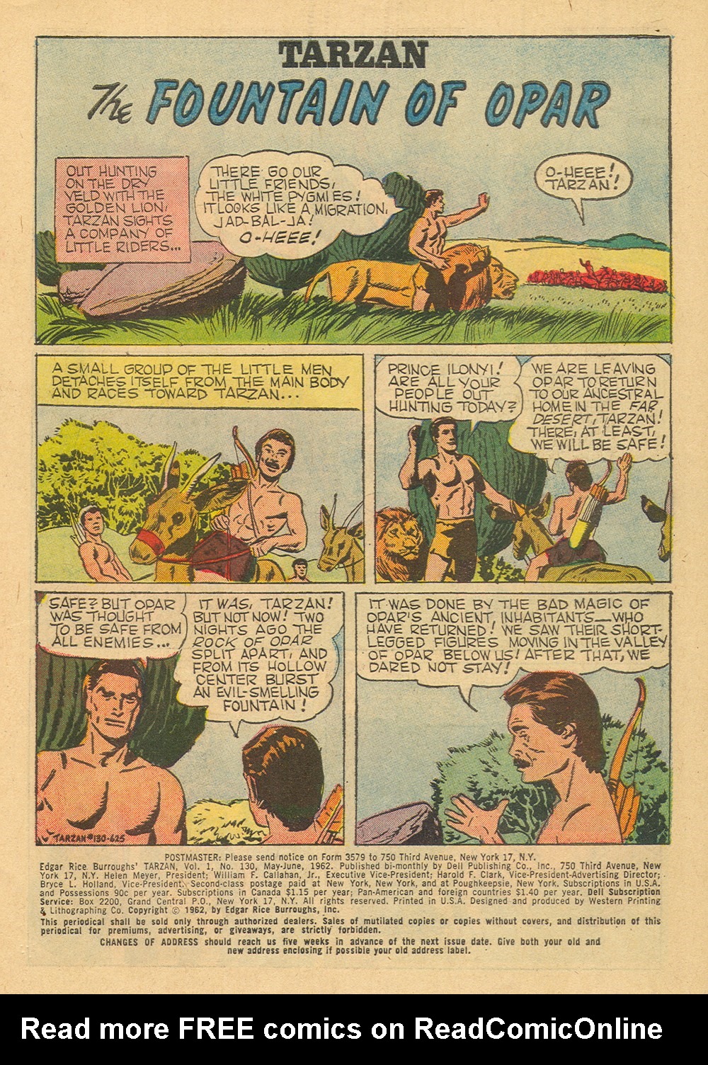 Read online Tarzan (1948) comic -  Issue #130 - 3