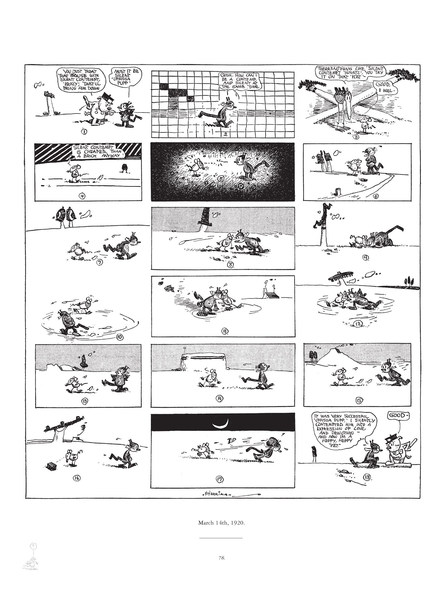 Read online Krazy & Ignatz comic -  Issue # TPB 2 - 78