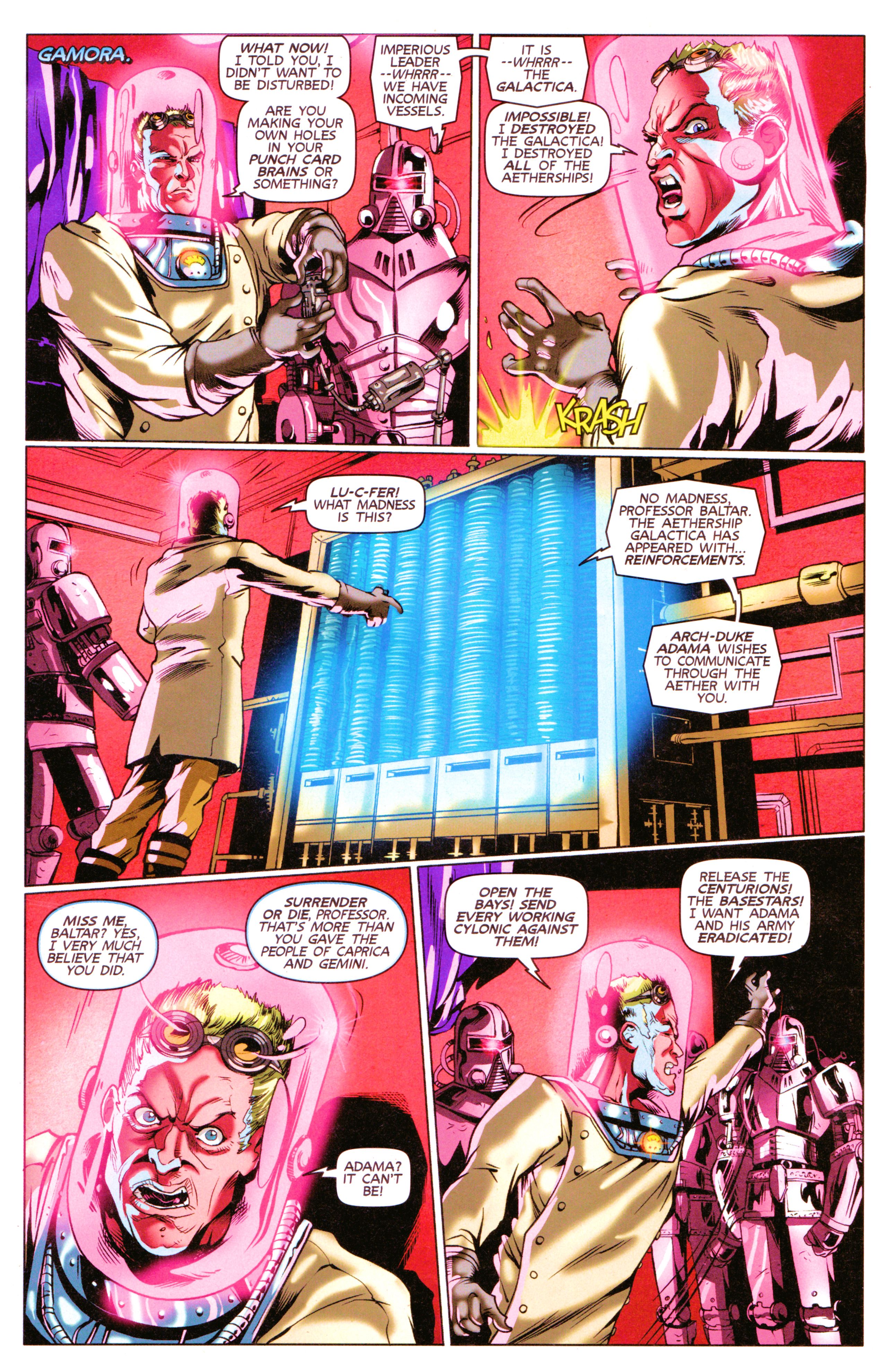 Read online Steampunk Battlestar Galactica 1880 comic -  Issue #4 - 5
