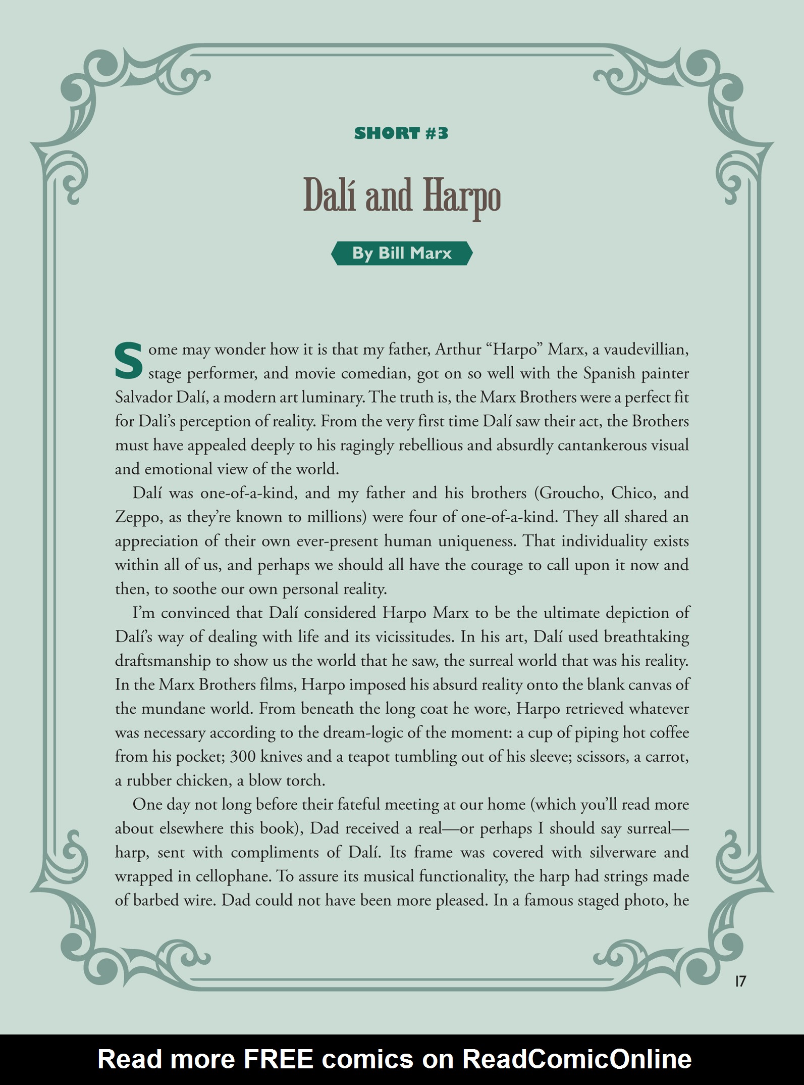 Read online Giraffes on Horseback Salad: Salvador Dali, the Marx Brothers, and the Strangest Movie Never Made comic -  Issue # TPB (Part 1) - 17