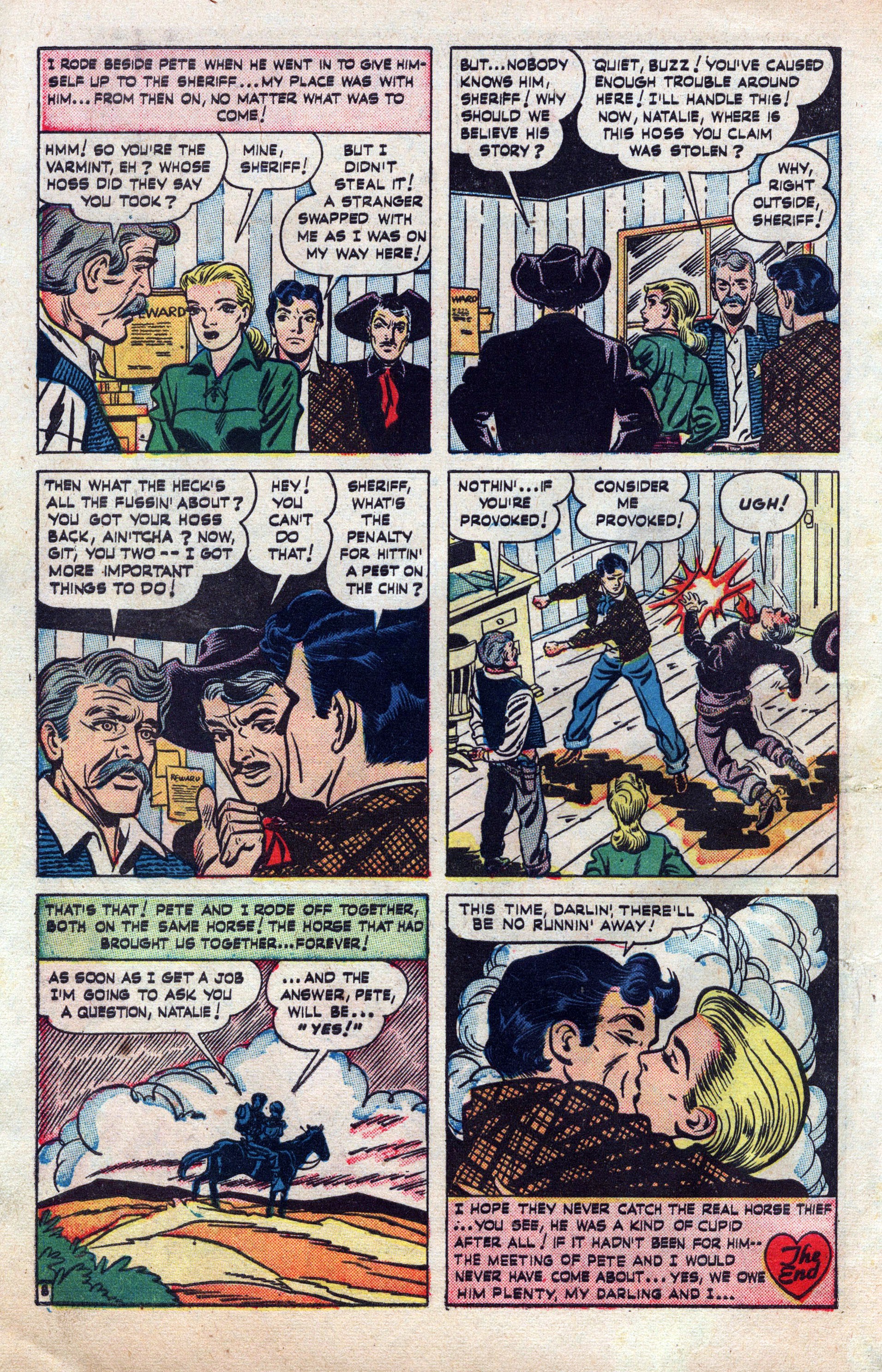 Read online Cowboy Romances comic -  Issue #2 - 10