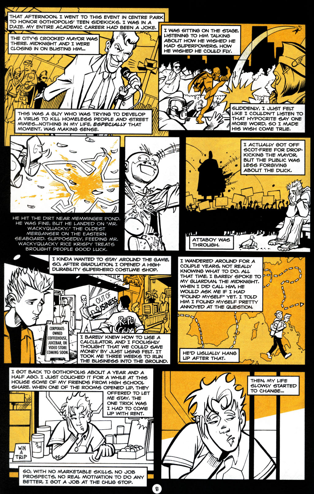 Read online Heroes Anonymous comic -  Issue #1 - 10