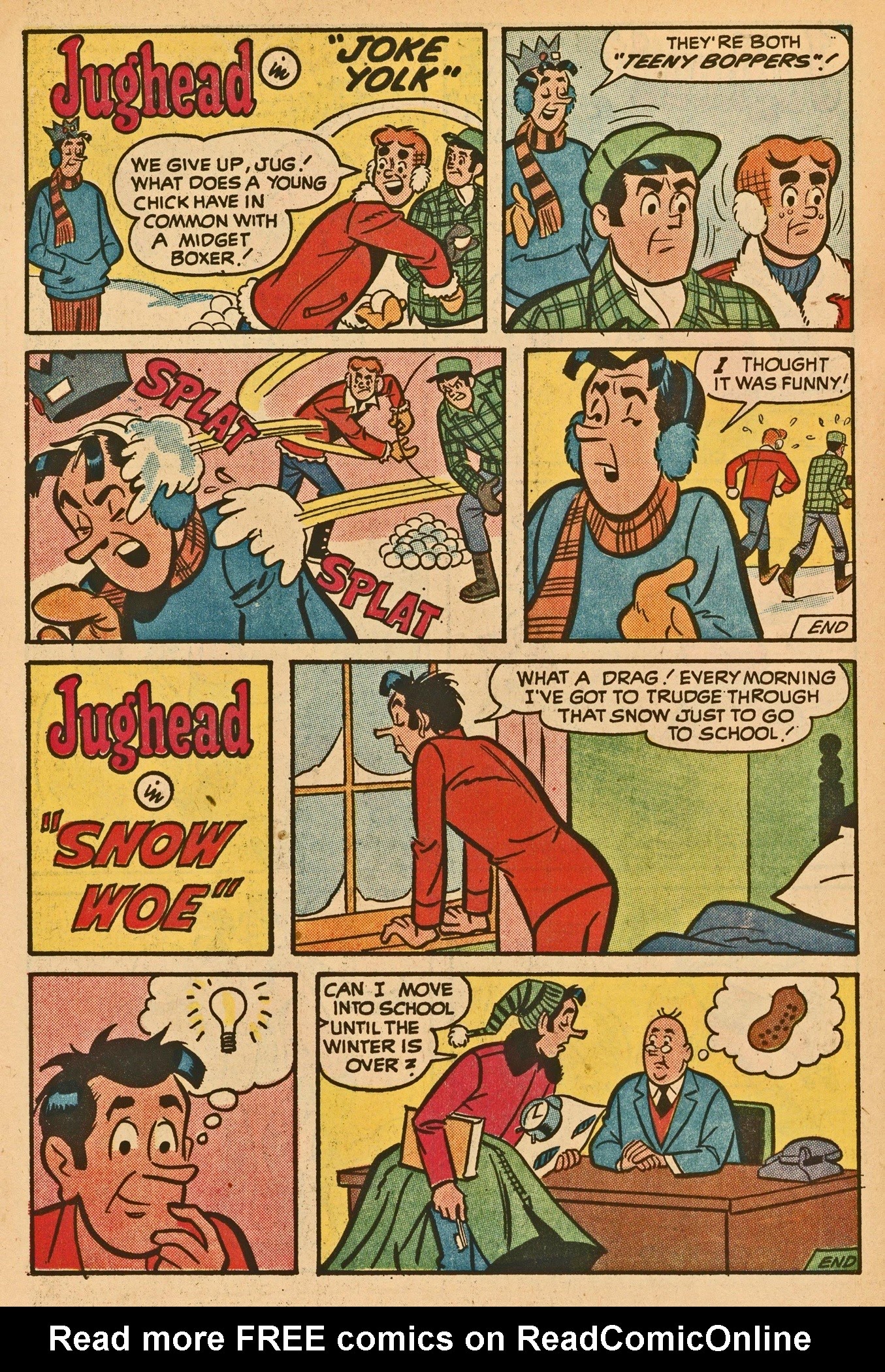 Read online Jughead's Jokes comic -  Issue #28 - 30