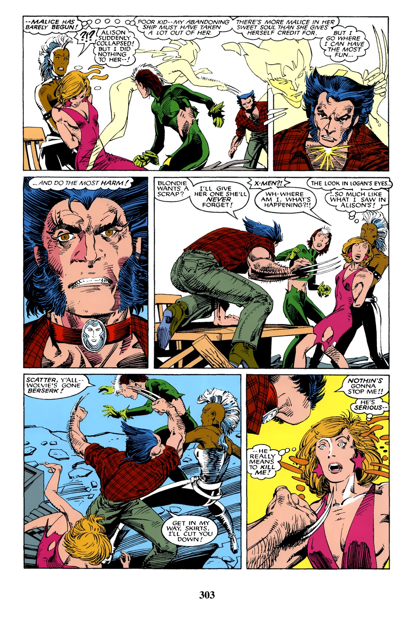 Read online X-Men: Mutant Massacre comic -  Issue # TPB - 303