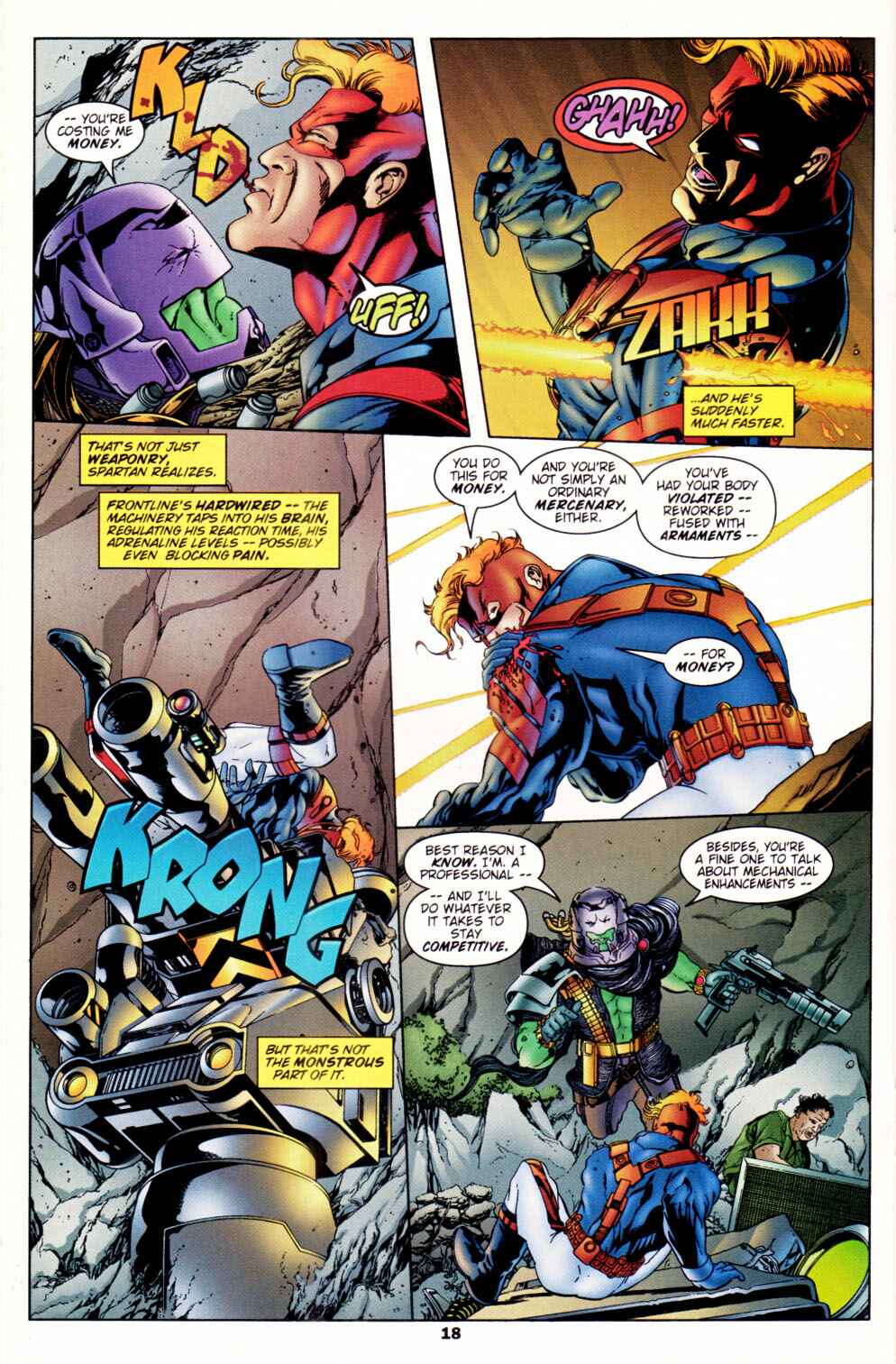 Read online Spartan: Warrior Spirit comic -  Issue #1 - 19