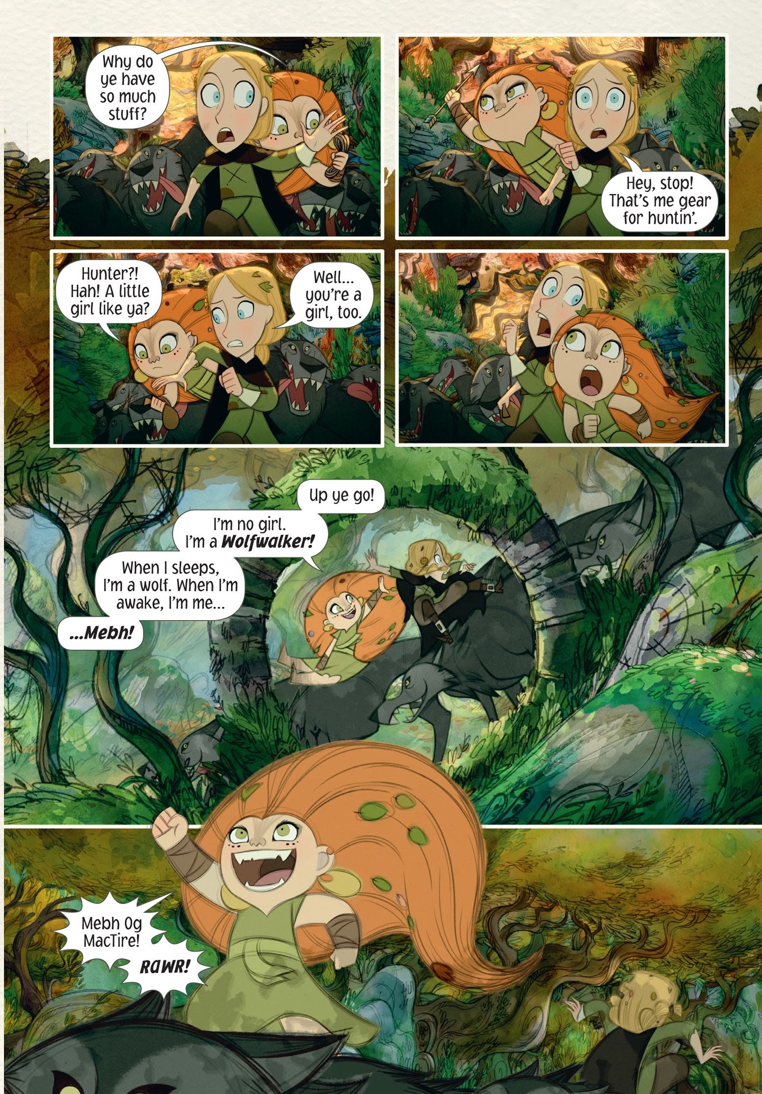 Read online Wolfwalkers: The Graphic Novel comic -  Issue # TPB (Part 1) - 94