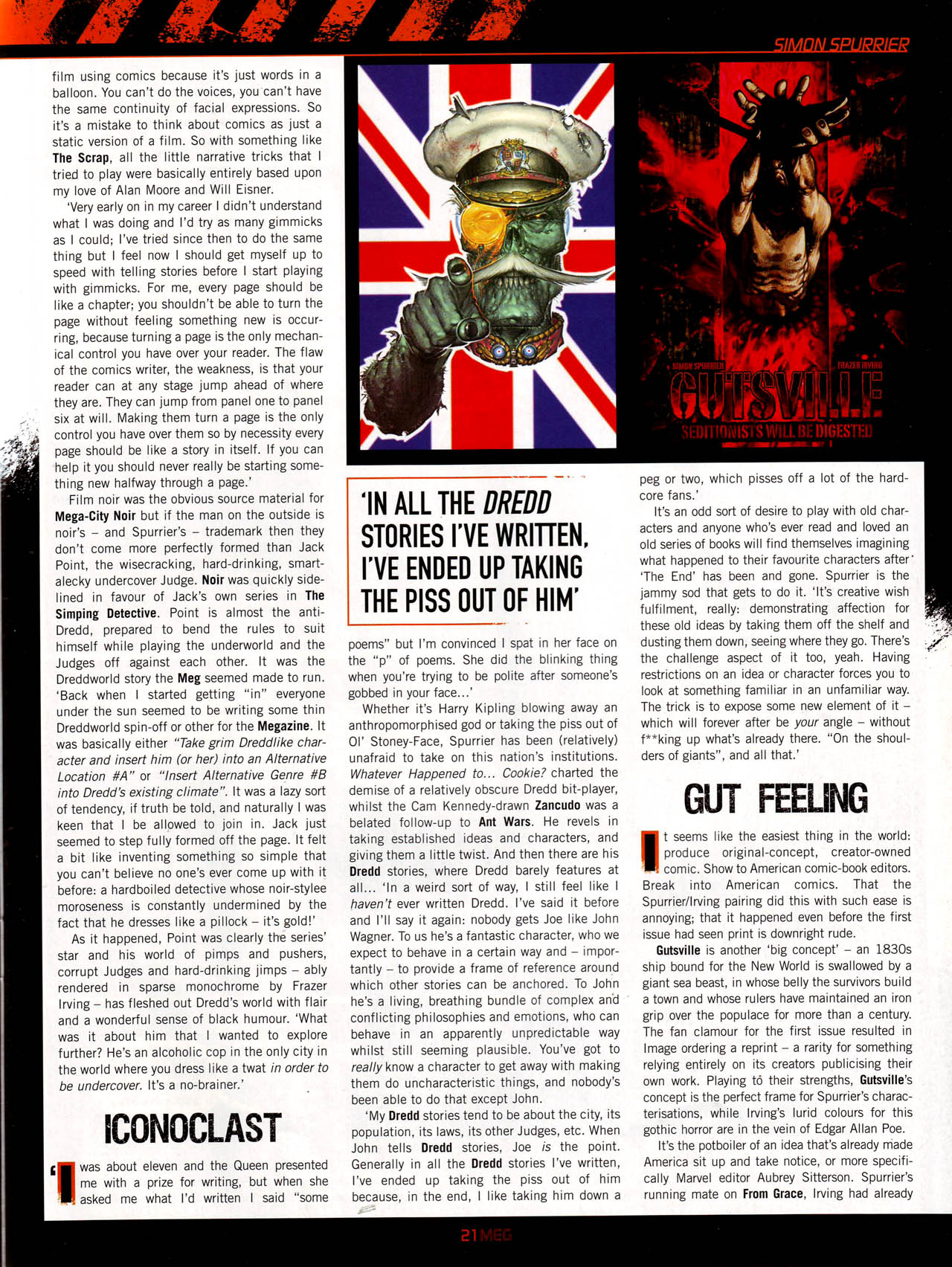 Read online Judge Dredd Megazine (Vol. 5) comic -  Issue #263 - 21