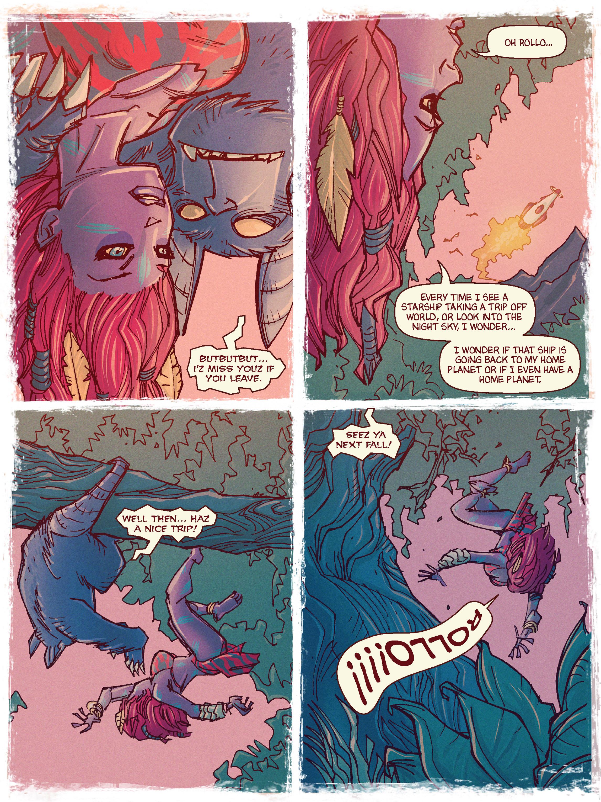 Read online Kyrra: Alien Jungle Girl comic -  Issue #1 - 9