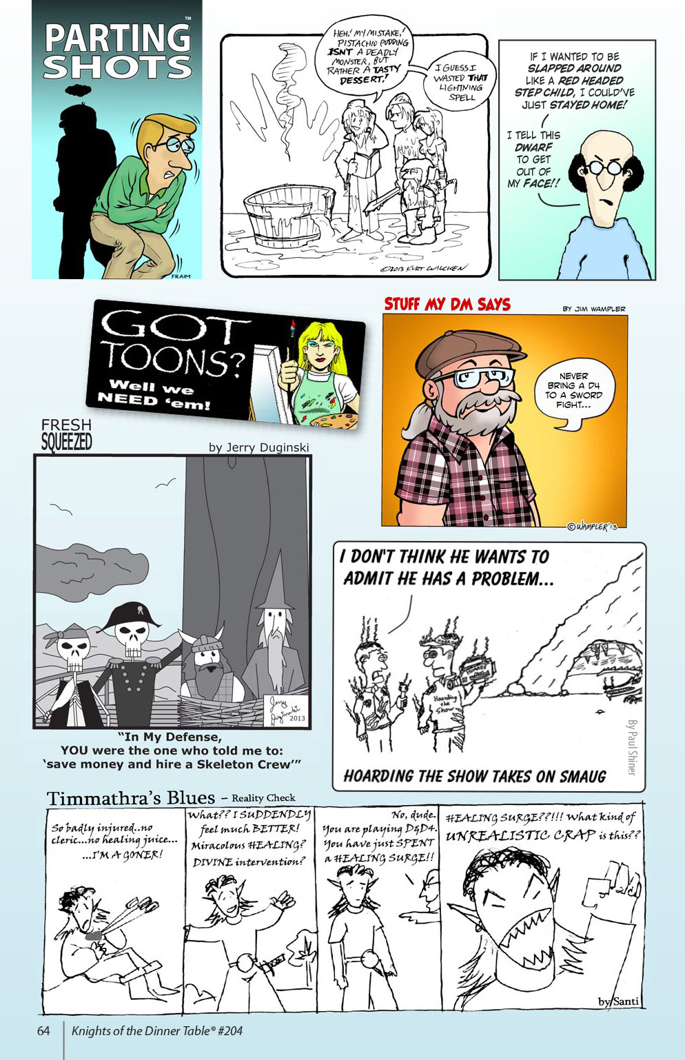 Read online Knights of the Dinner Table comic -  Issue #204 - 65