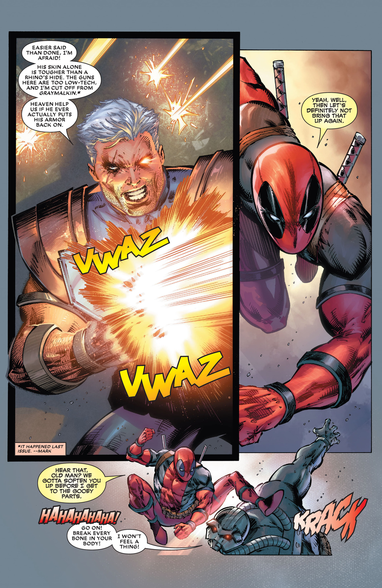 Read online Deadpool: Badder Blood comic -  Issue #5 - 17
