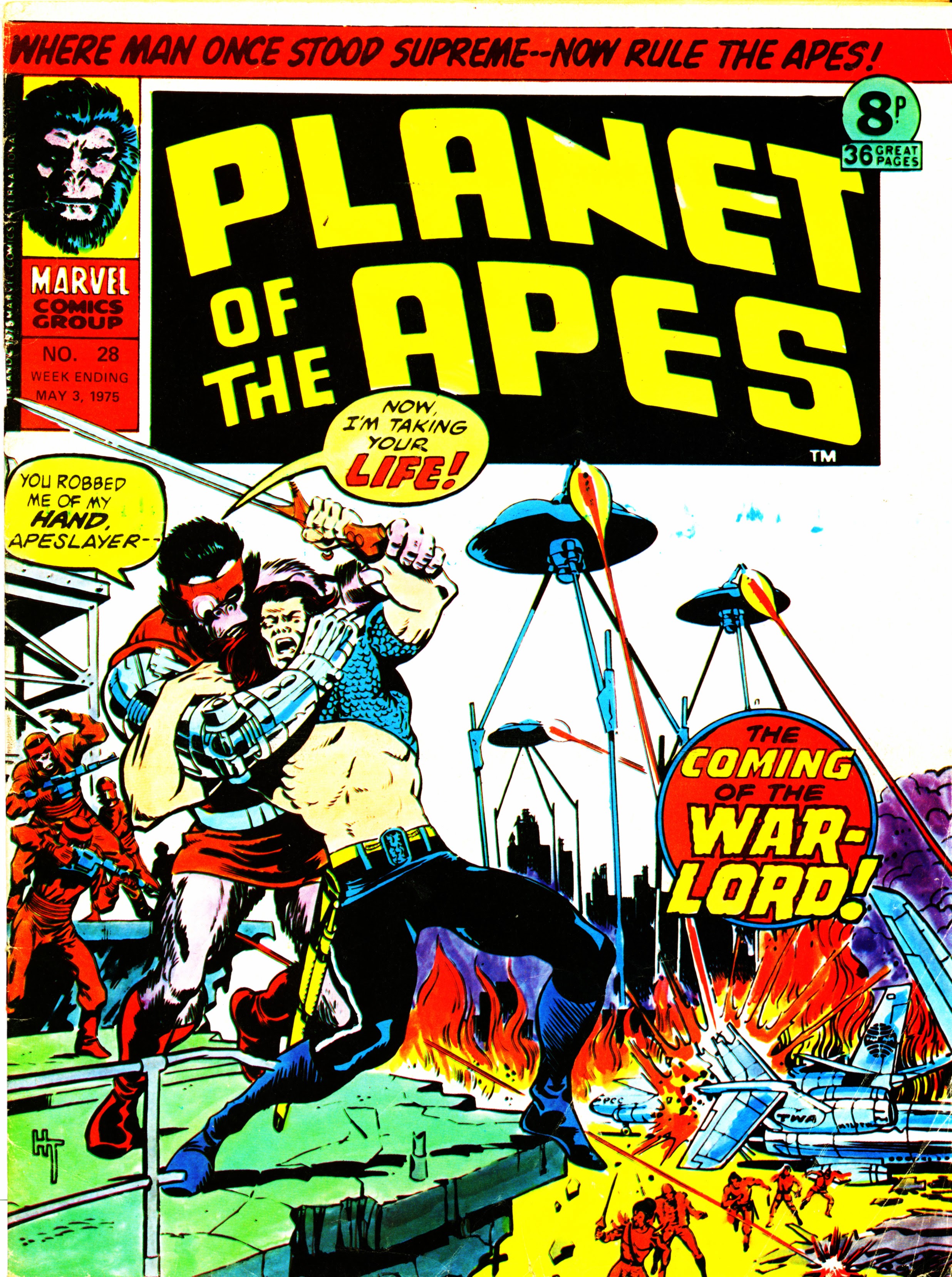Read online Planet of the Apes (1974) comic -  Issue #28 - 1