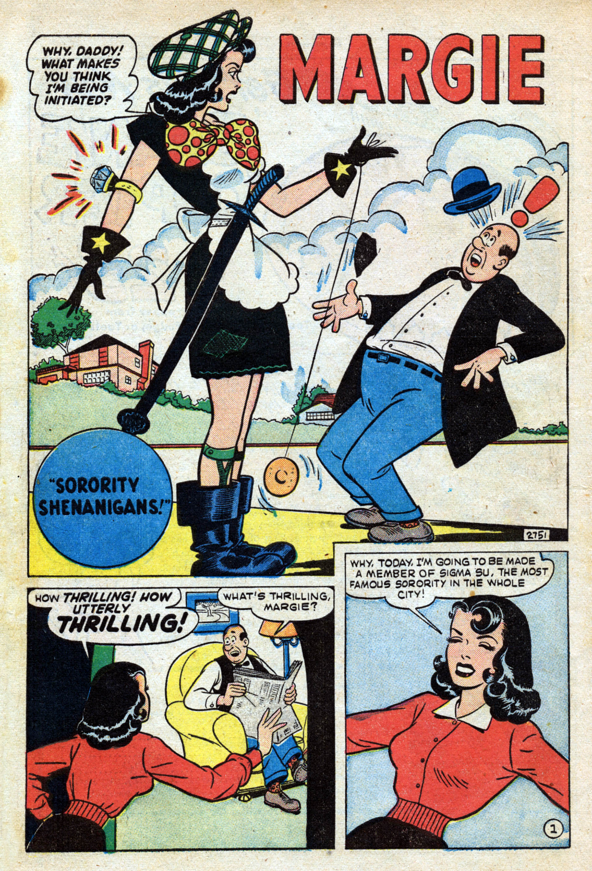 Read online Margie Comics comic -  Issue #43 - 12
