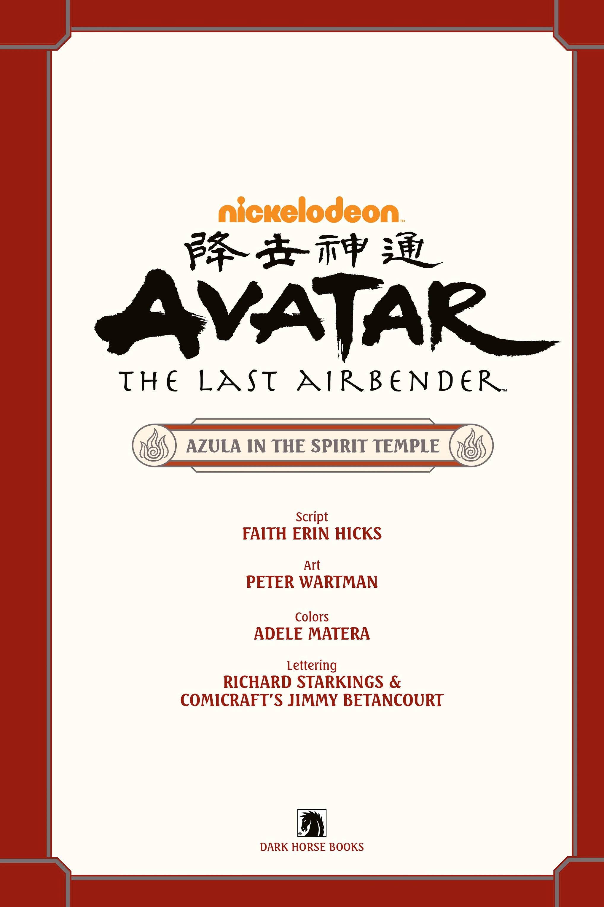 Read online Avatar: The Last Airbender - Azula in the Spirit Temple comic -  Issue # TPB - 4