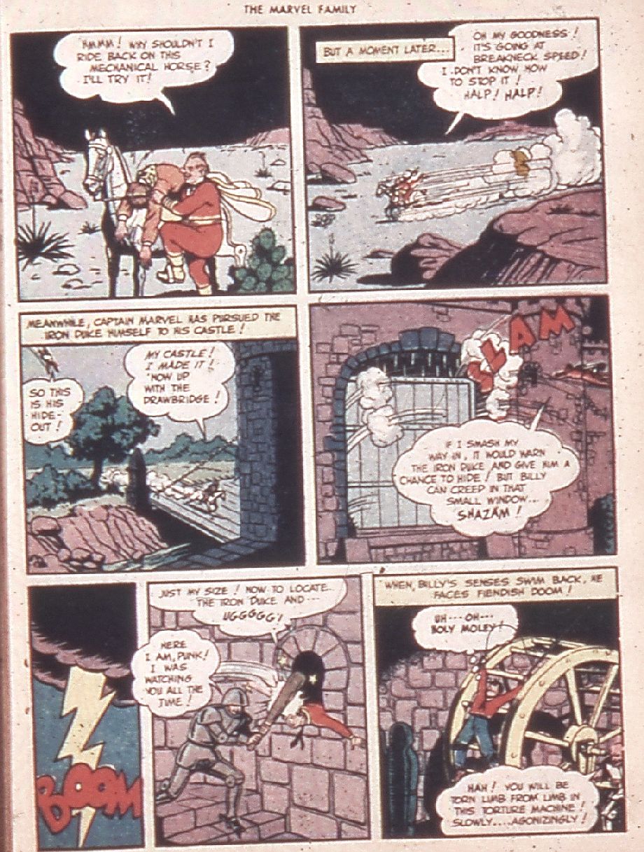 Read online The Marvel Family comic -  Issue #12 - 13