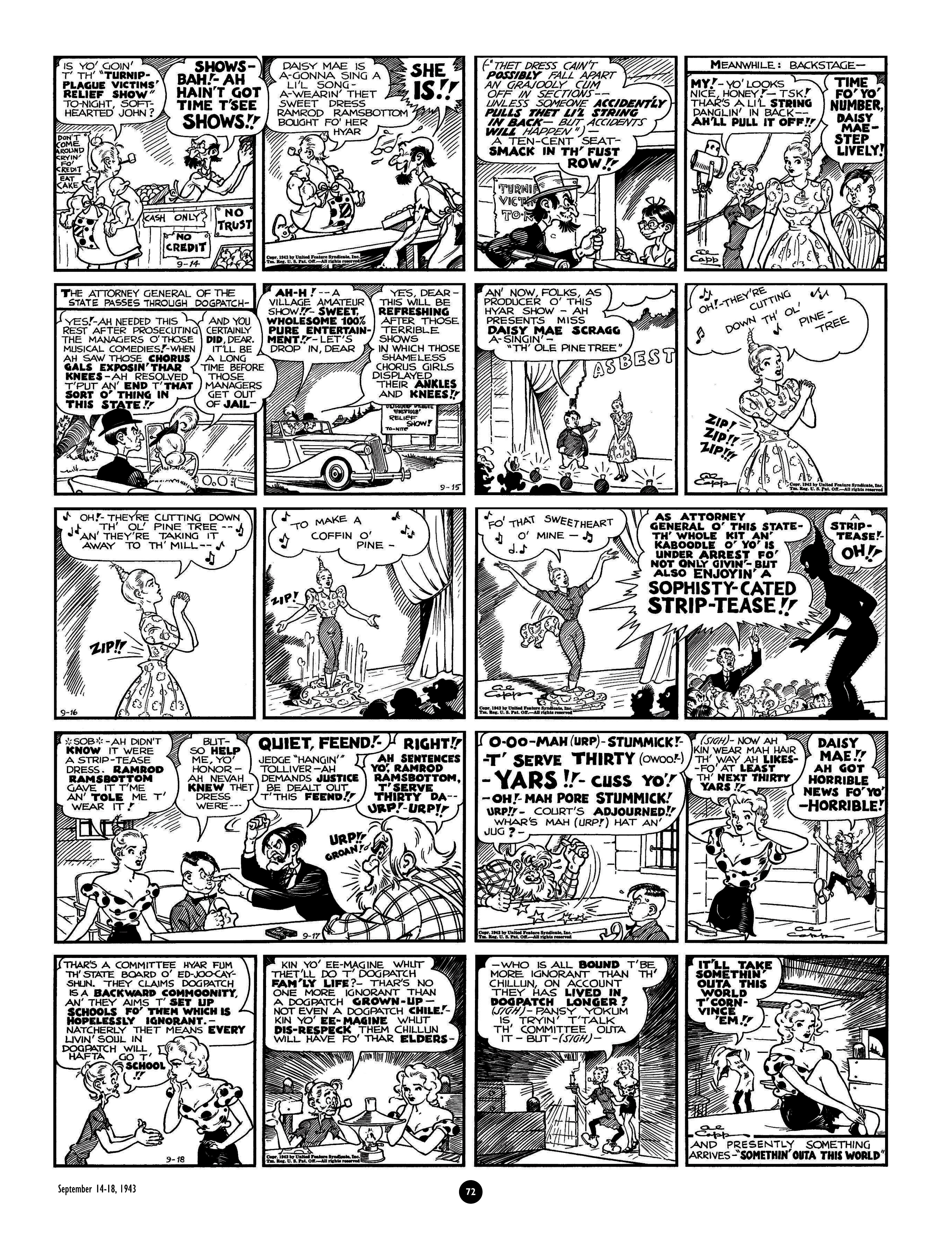 Read online Al Capp's Li'l Abner Complete Daily & Color Sunday Comics comic -  Issue # TPB 5 (Part 1) - 73
