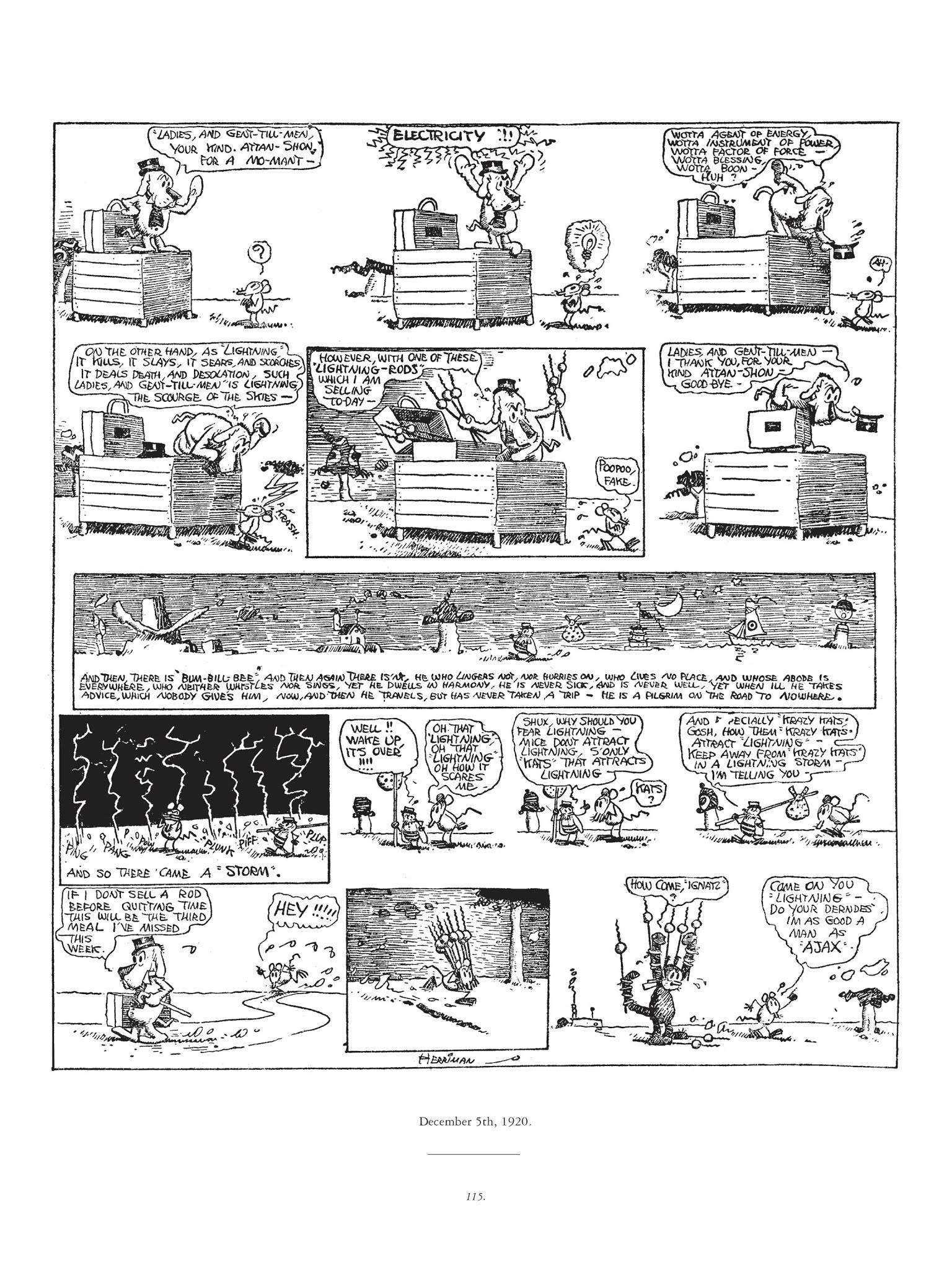 Read online Krazy & Ignatz comic -  Issue # TPB 2 - 115