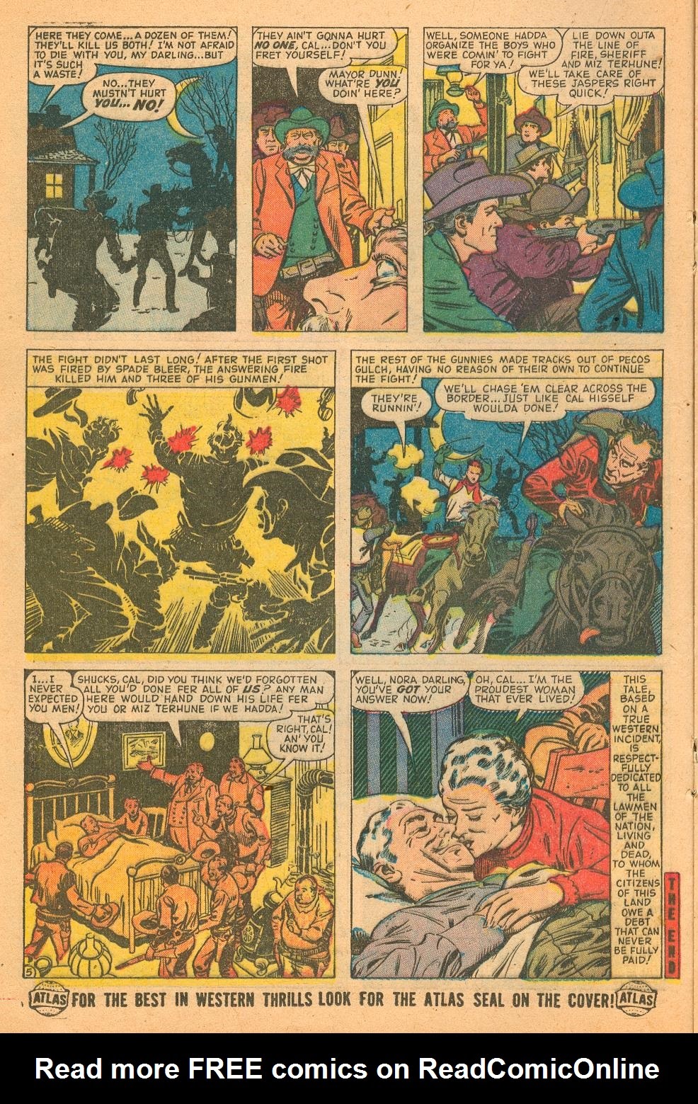 Read online Outlaw Fighters comic -  Issue #5 - 16