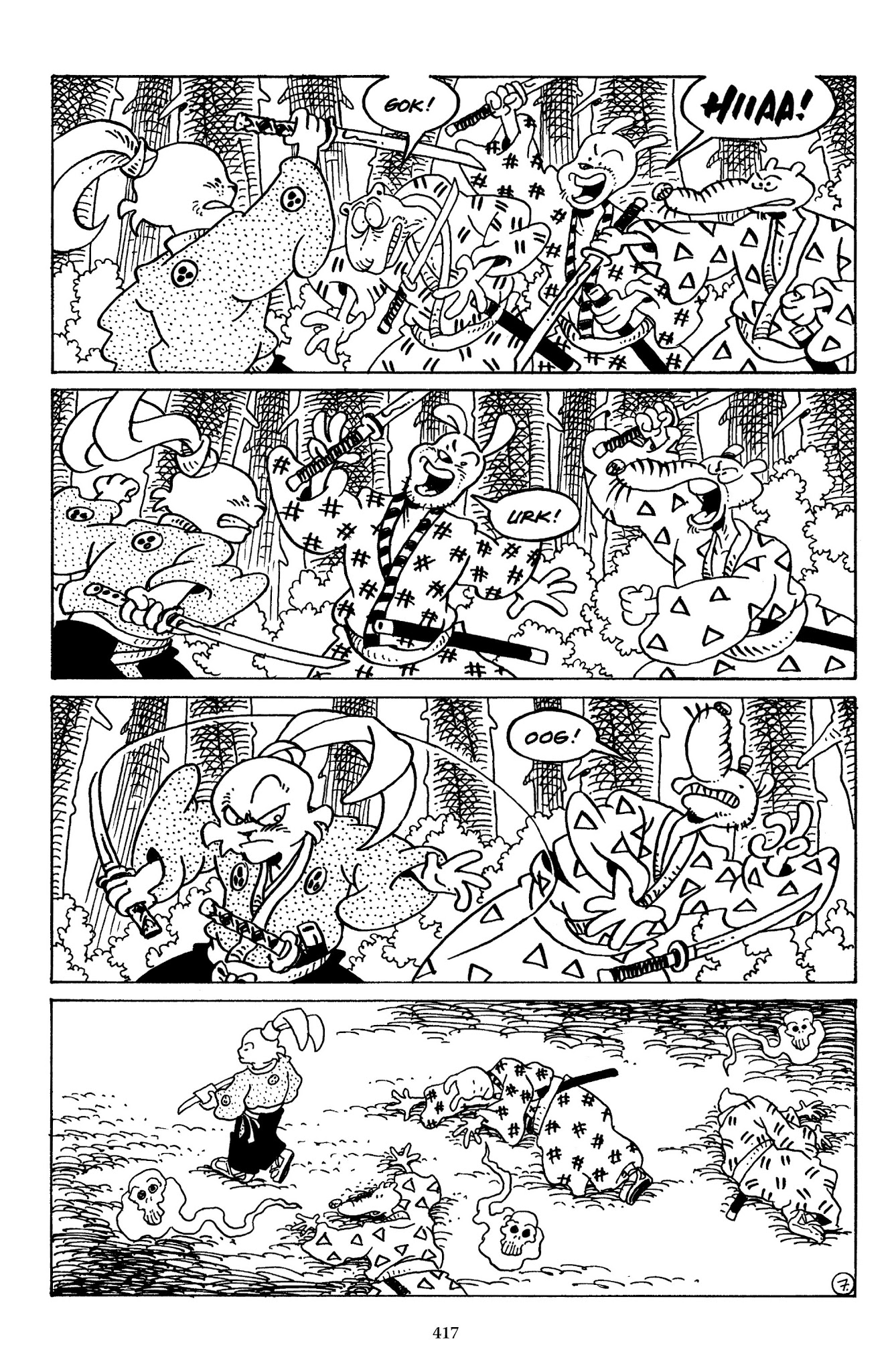 Read online The Usagi Yojimbo Saga comic -  Issue # TPB 7 - 410