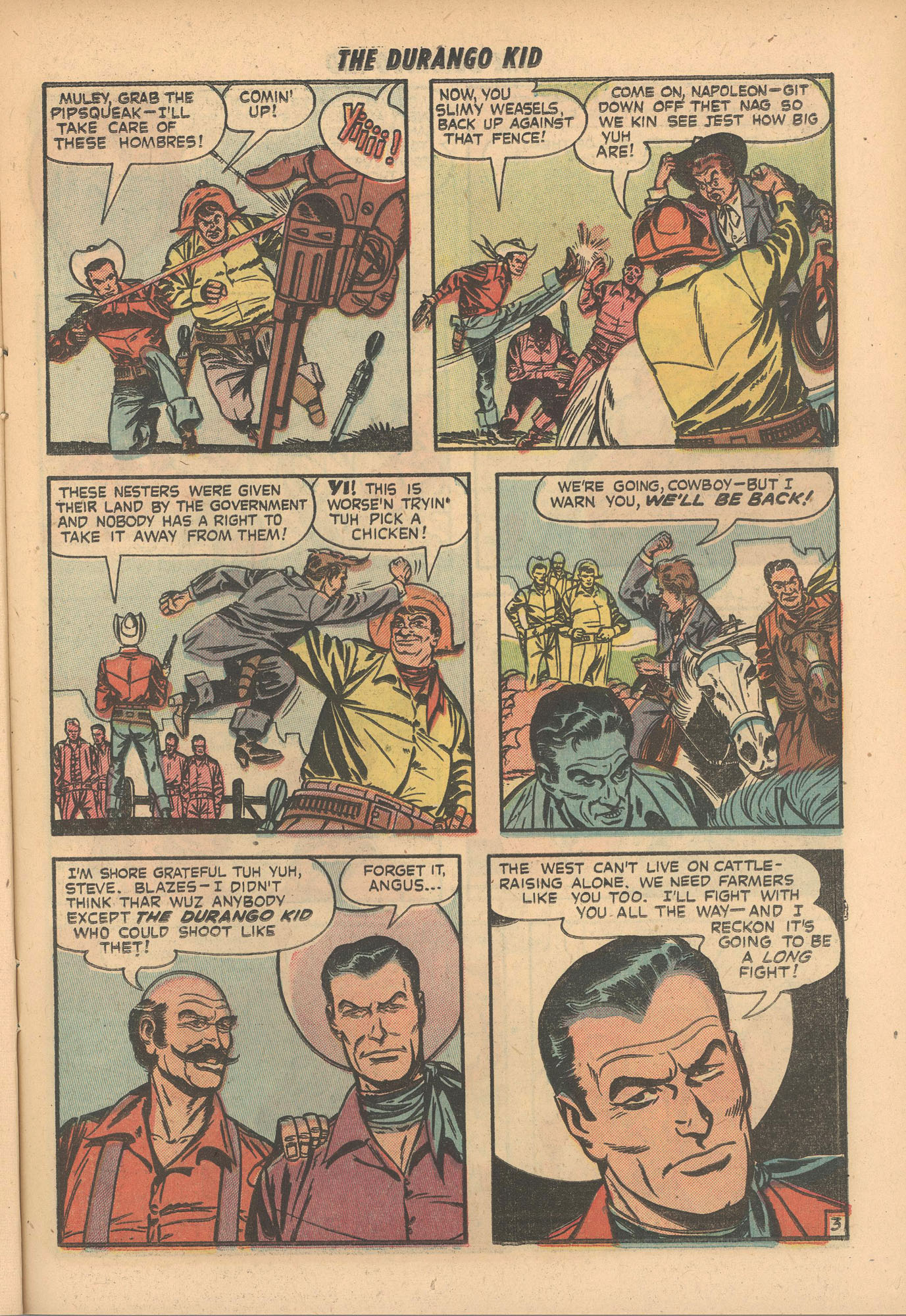 Read online Charles Starrett as The Durango Kid comic -  Issue #16 - 13