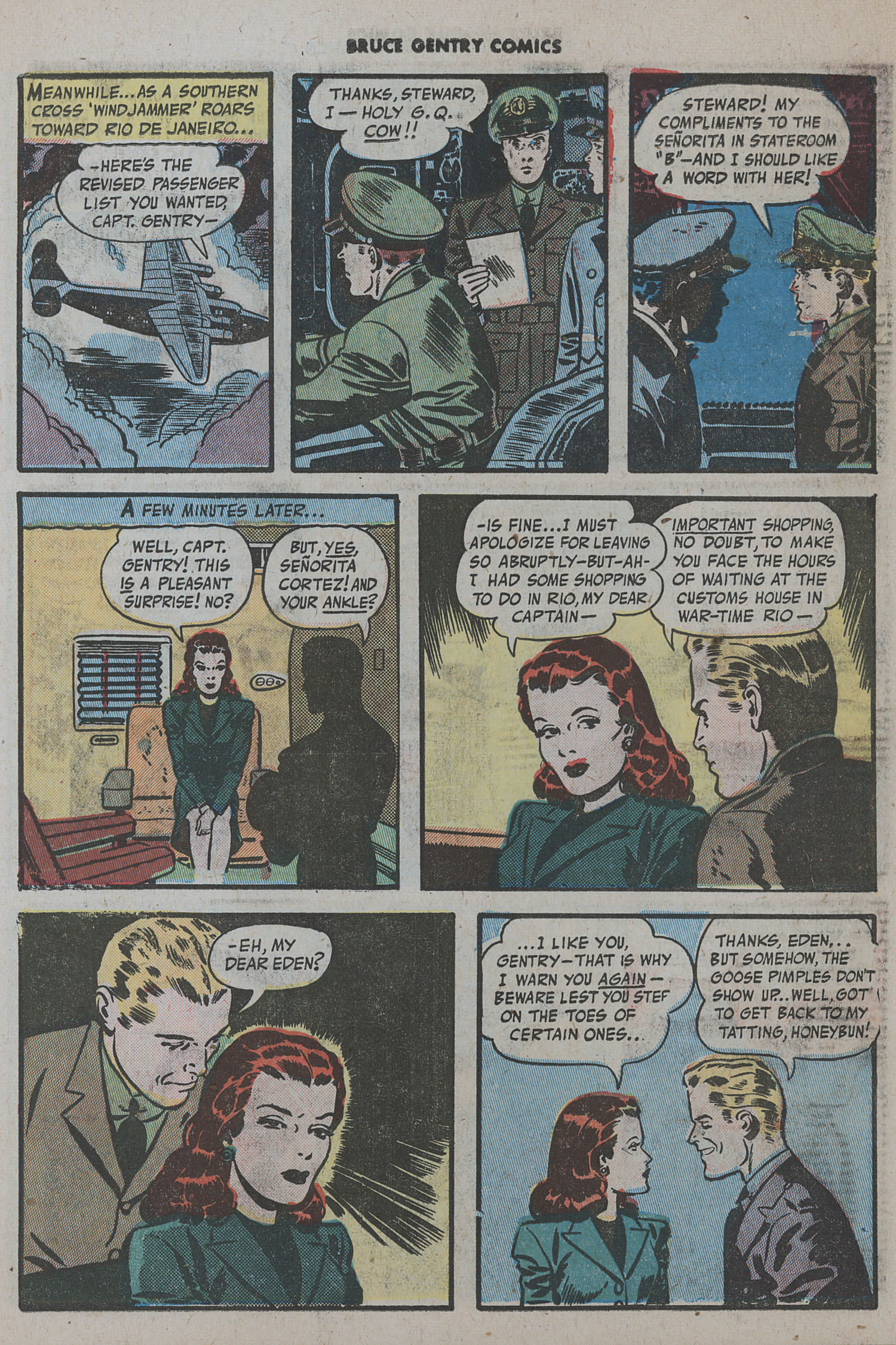 Read online Bruce Gentry comic -  Issue #3 - 7