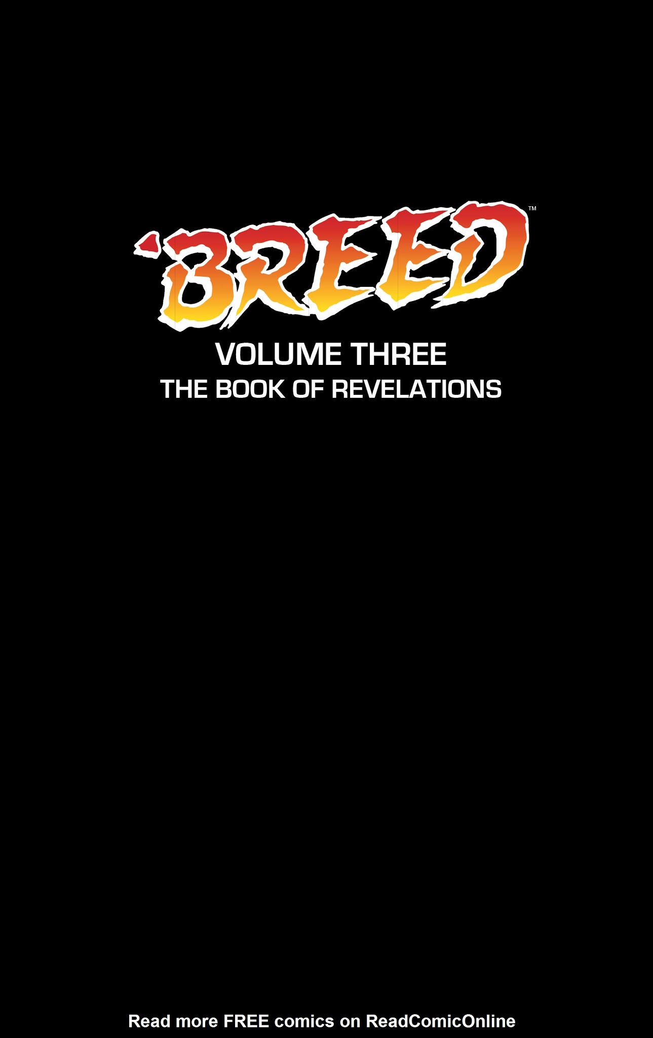 Read online 'Breed III comic -  Issue # TPB - 2