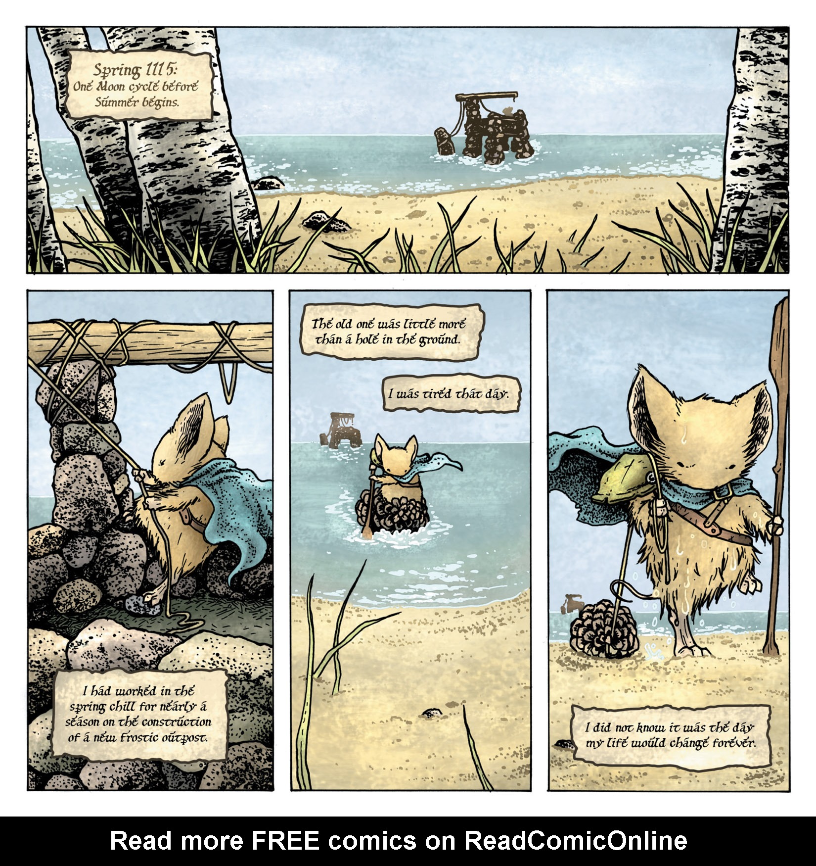 Read online Mouse Guard: The Black Axe comic -  Issue #1 - 3