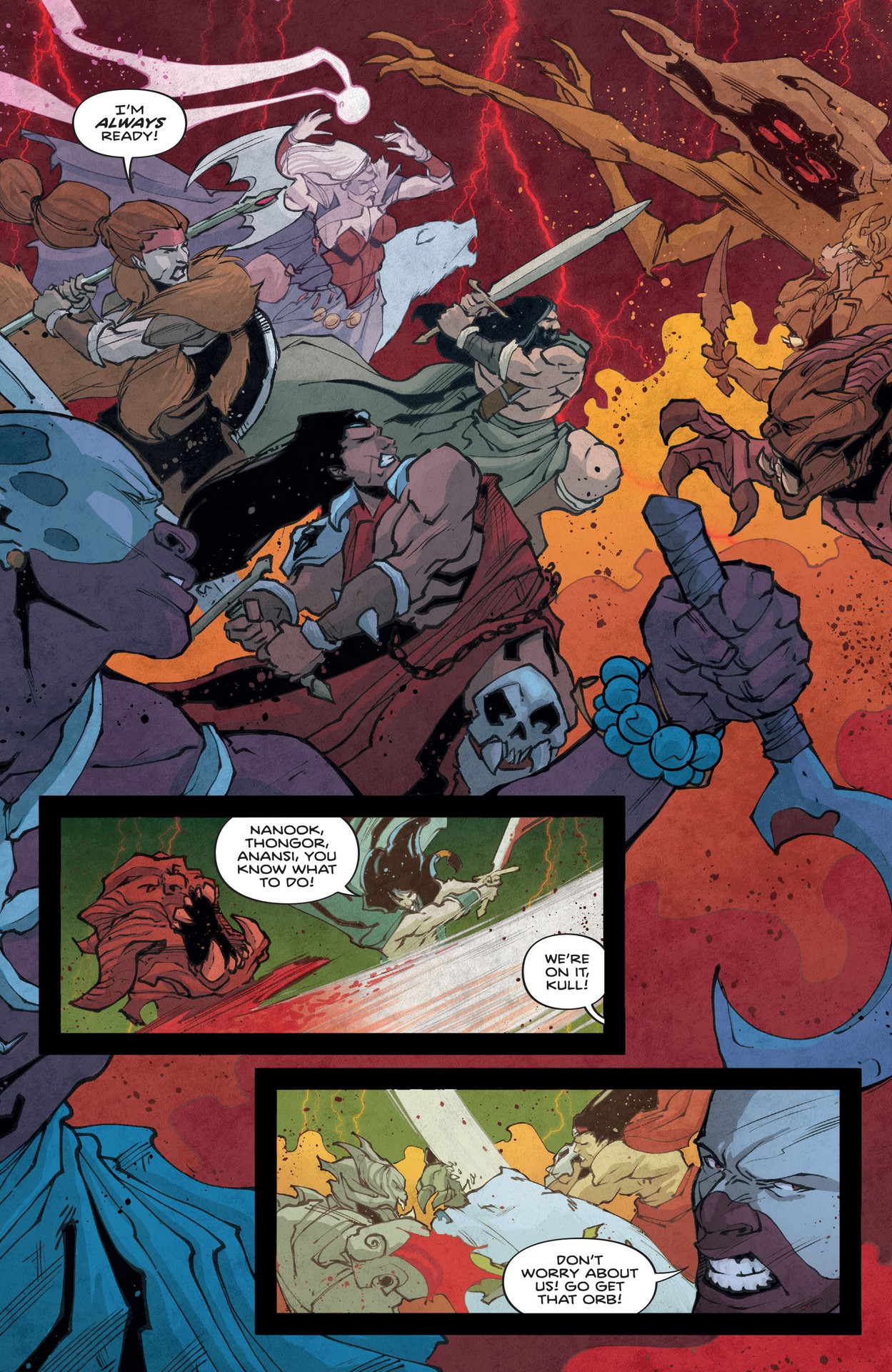 Read online The Mighty Barbarians comic -  Issue #6 - 8