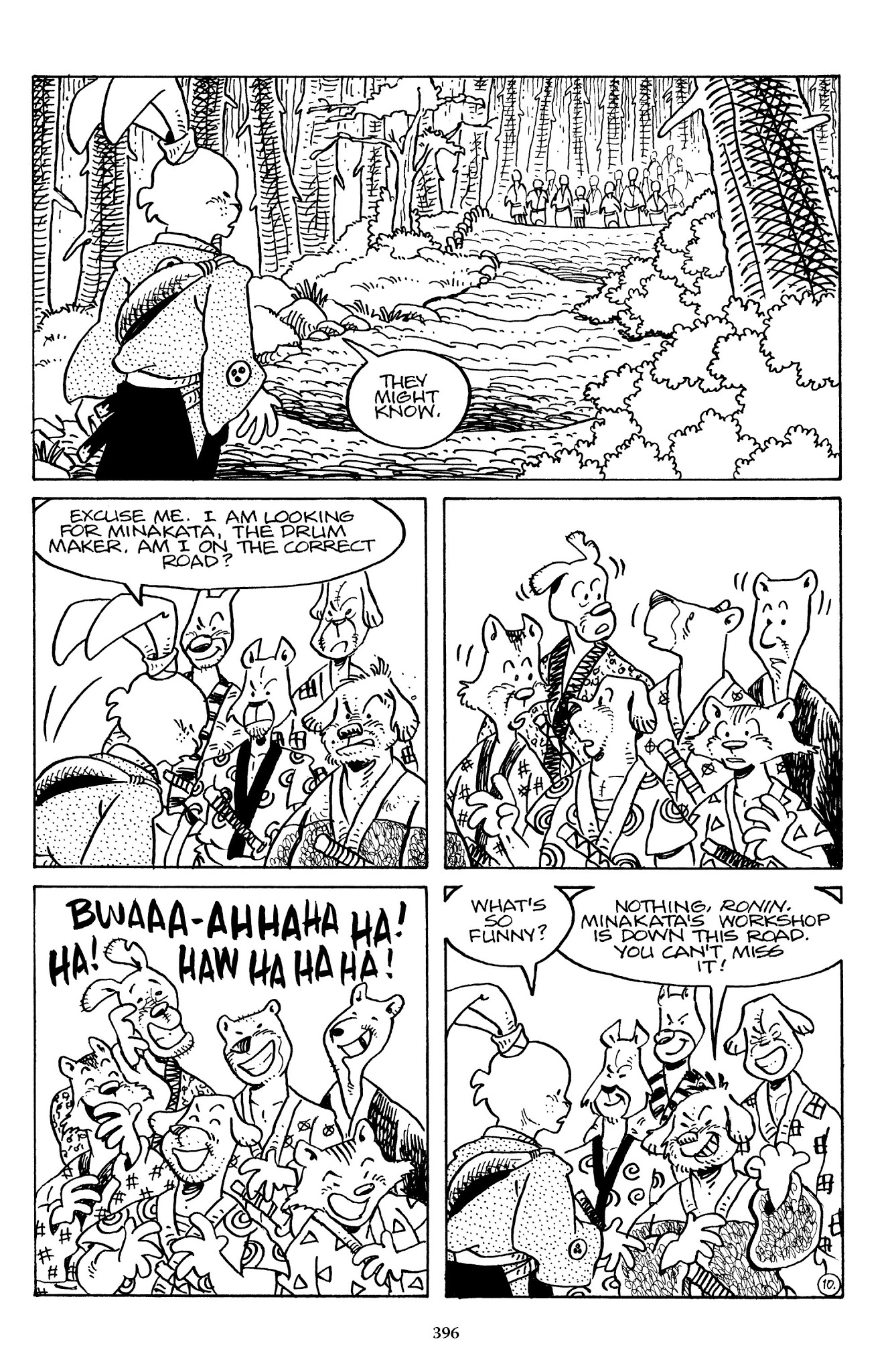 Read online The Usagi Yojimbo Saga comic -  Issue # TPB 7 - 389