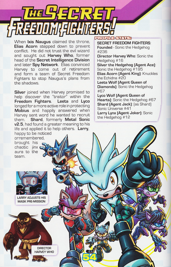 Read online Sonic the Hedgehog: The Complete Sonic Comic Encyclopedia comic -  Issue # TPB - 56