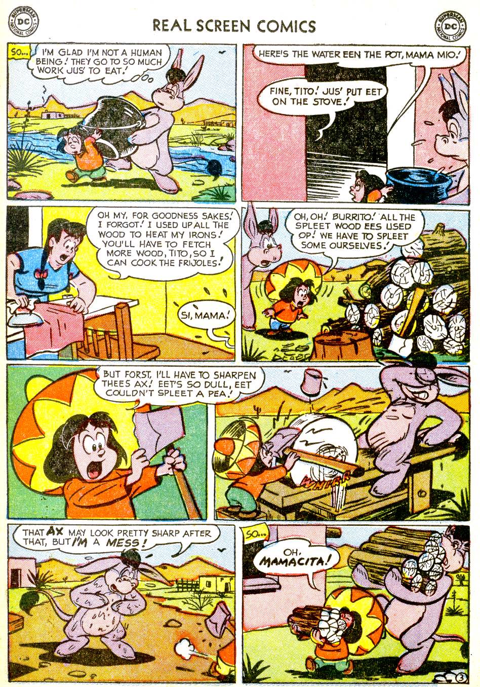 Read online Real Screen Comics comic -  Issue #75 - 12