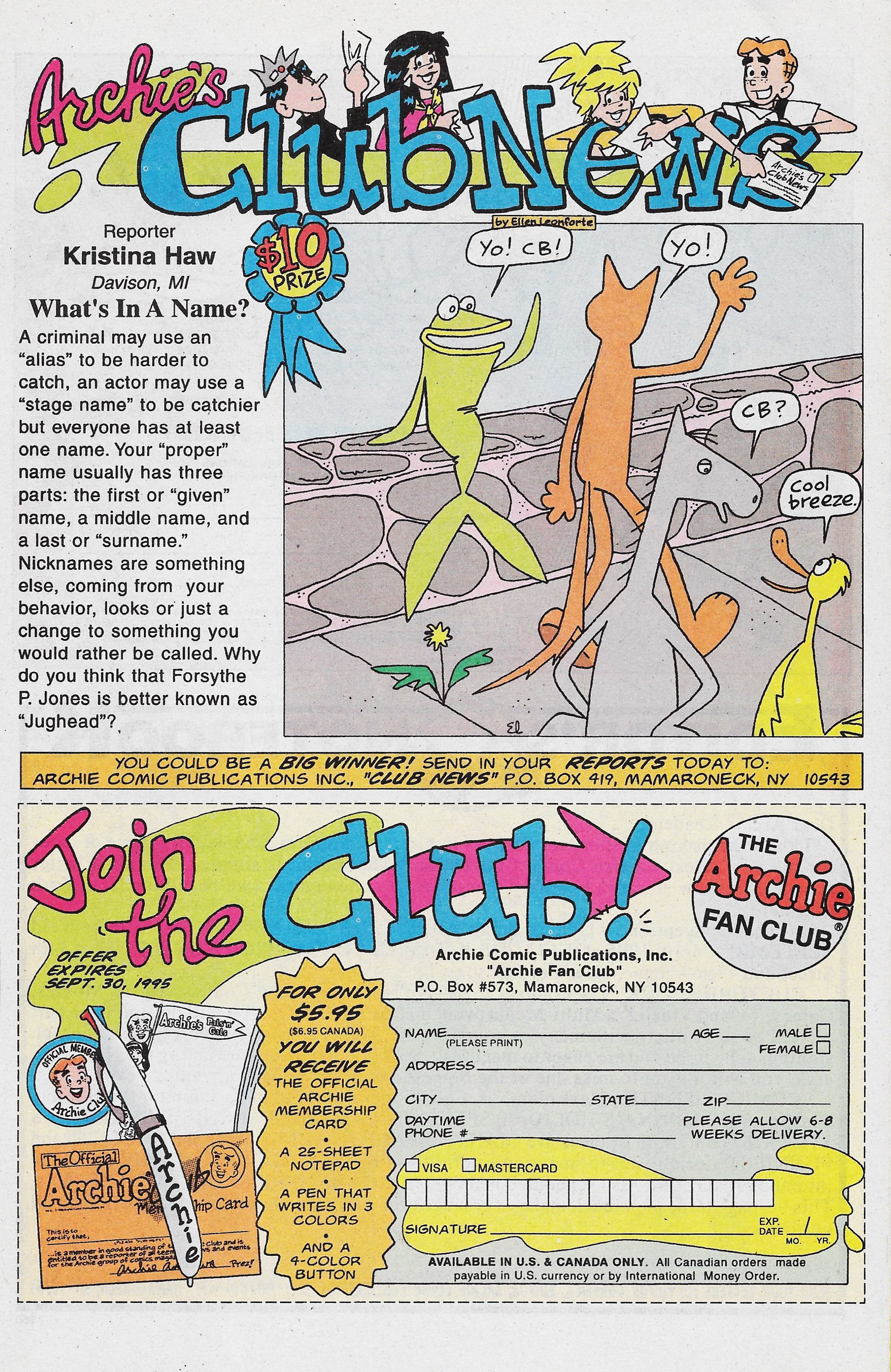 Read online Archie's Pal Jughead Comics comic -  Issue #74 - 27