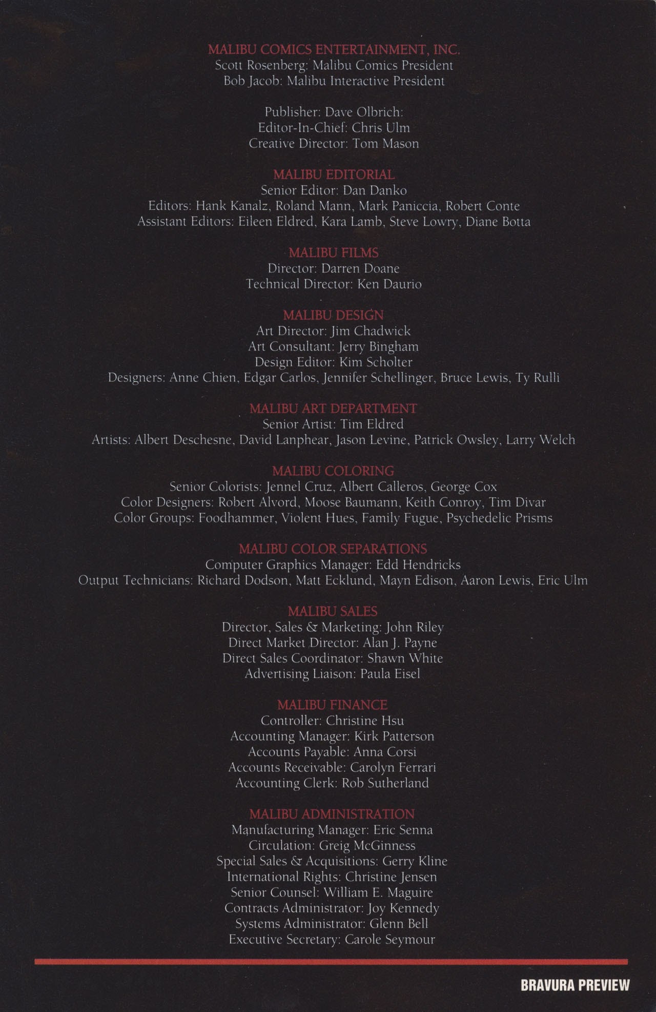 Read online Bravura comic -  Issue #1 - 18