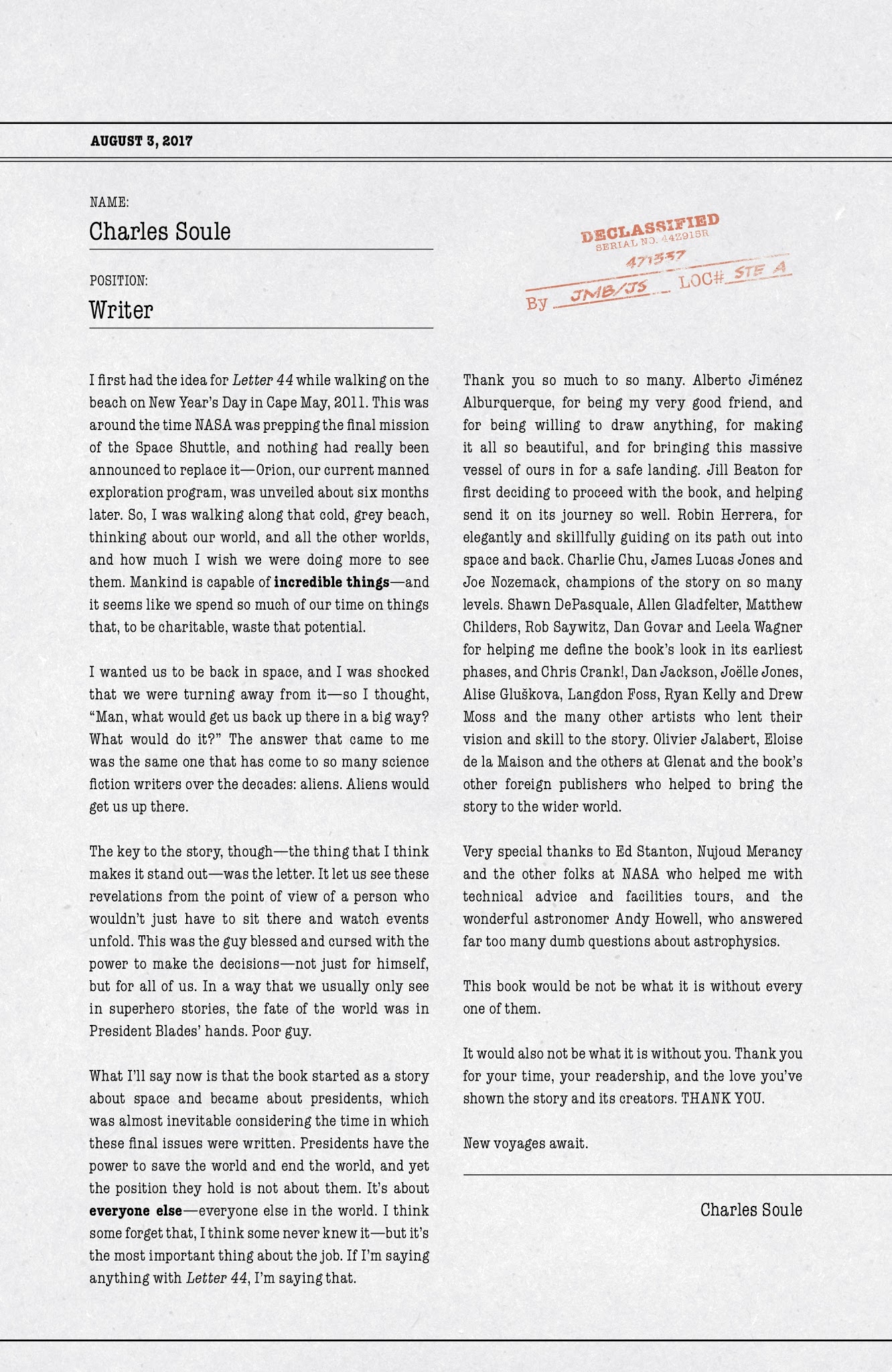 Read online Letter 44 comic -  Issue #35 - 21