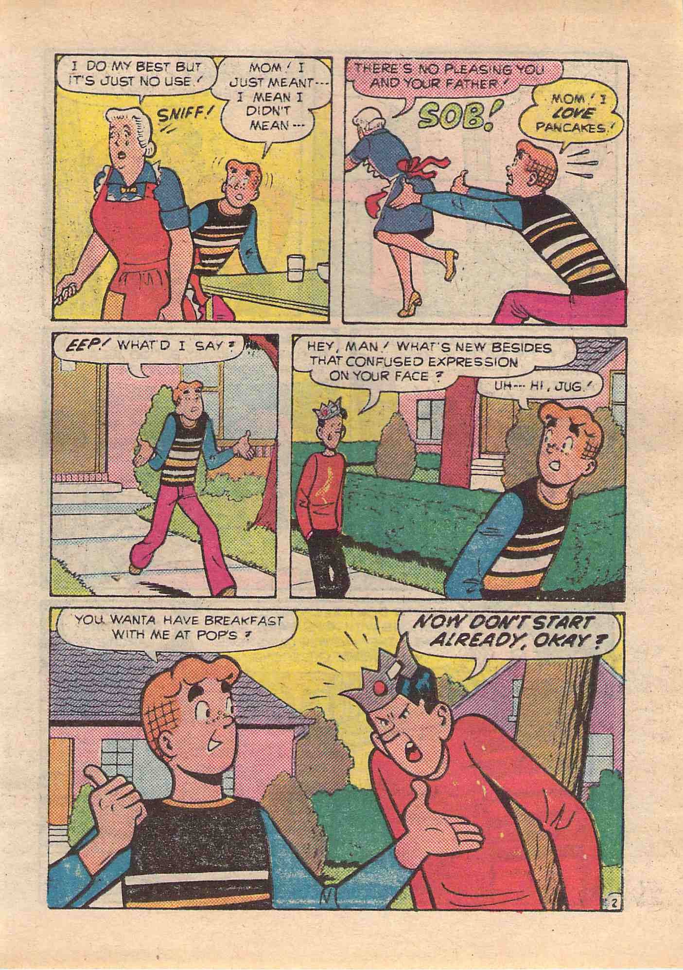 Read online Archie's Double Digest Magazine comic -  Issue #21 - 210