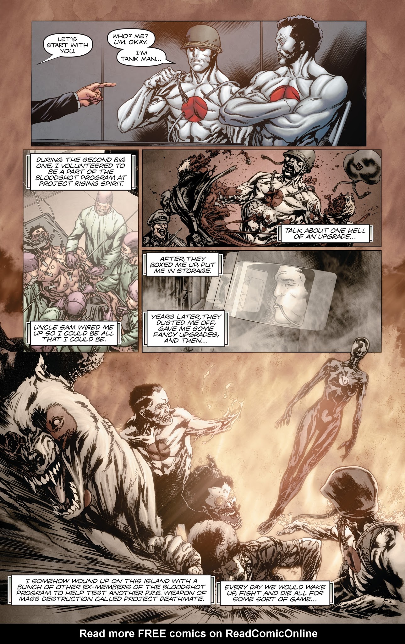 Read online Bloodshot's Day Off! comic -  Issue # Full - 3