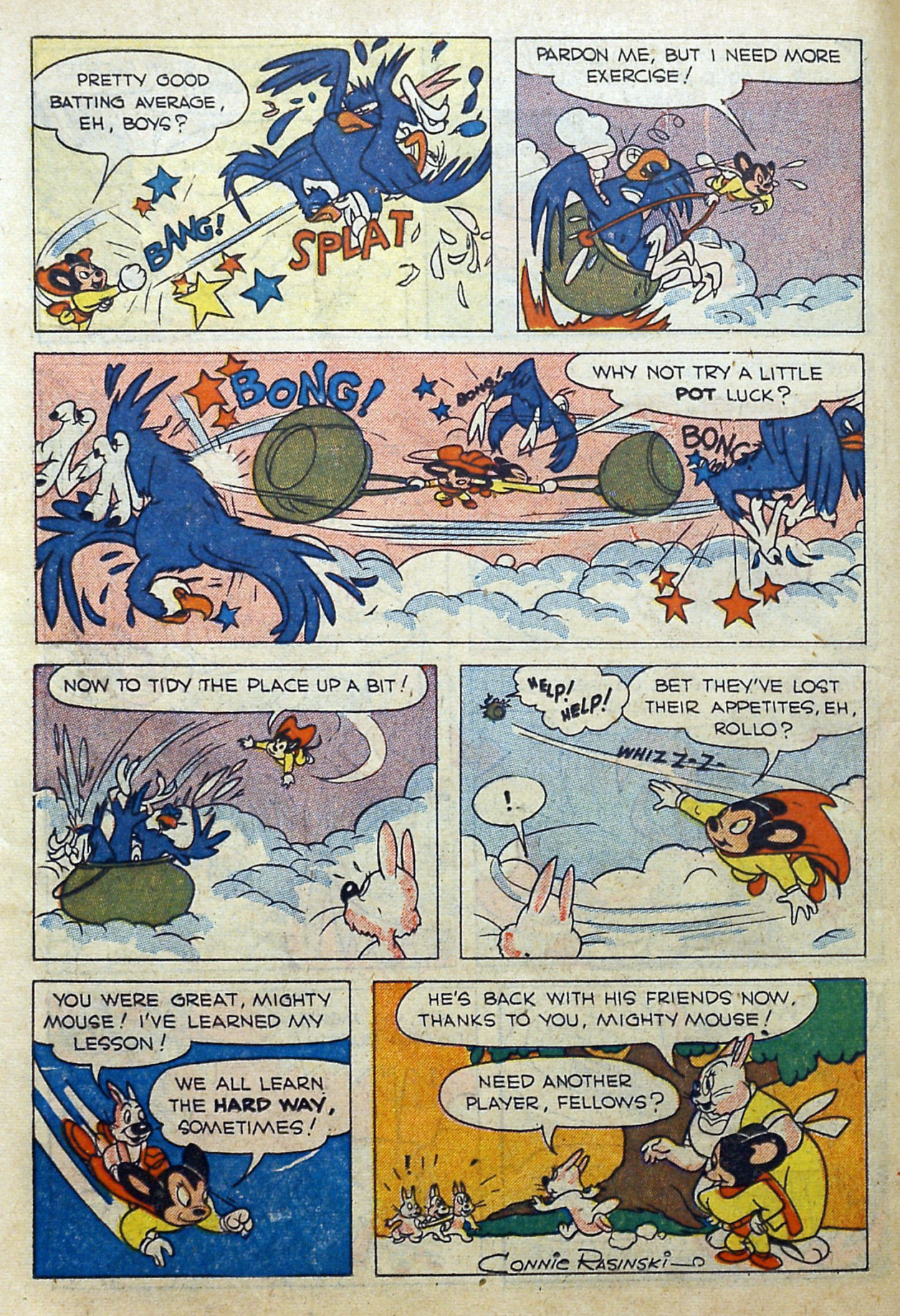 Read online Paul Terry's Mighty Mouse Comics comic -  Issue #42 - 49