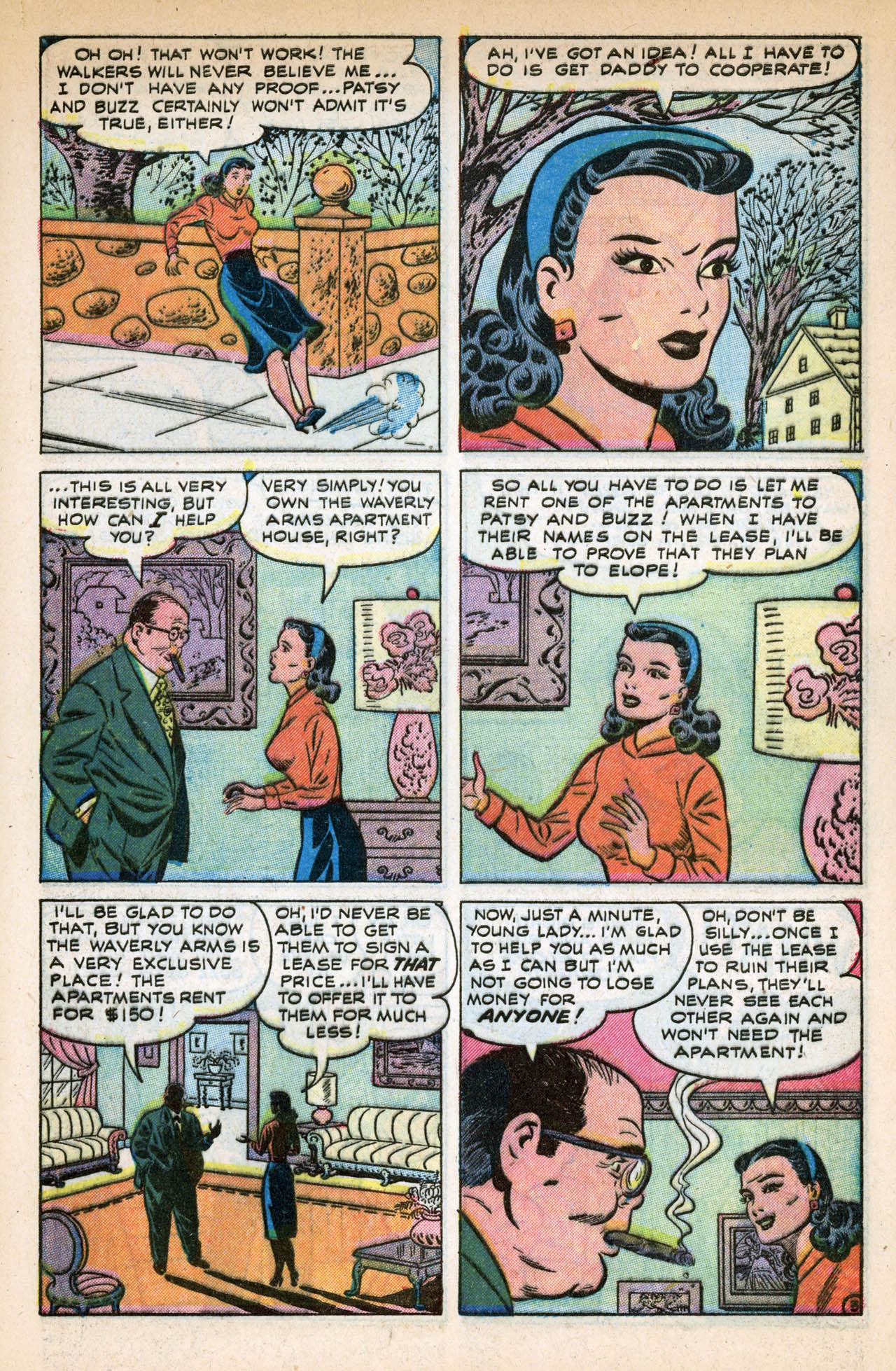 Read online Patsy Walker comic -  Issue #46 - 45