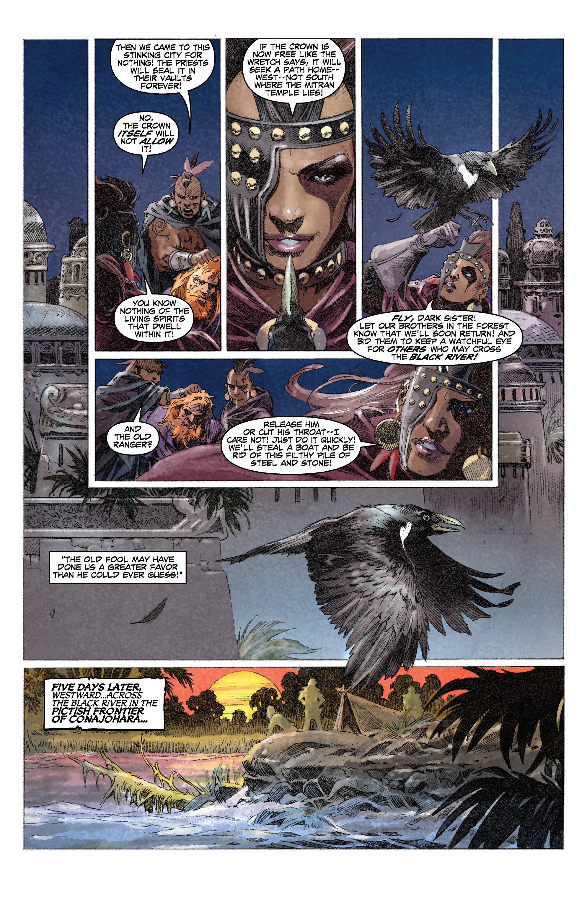 Read online King Conan Chronicles Epic Collection comic -  Issue # Wolves And Dragons (Part 4) - 6