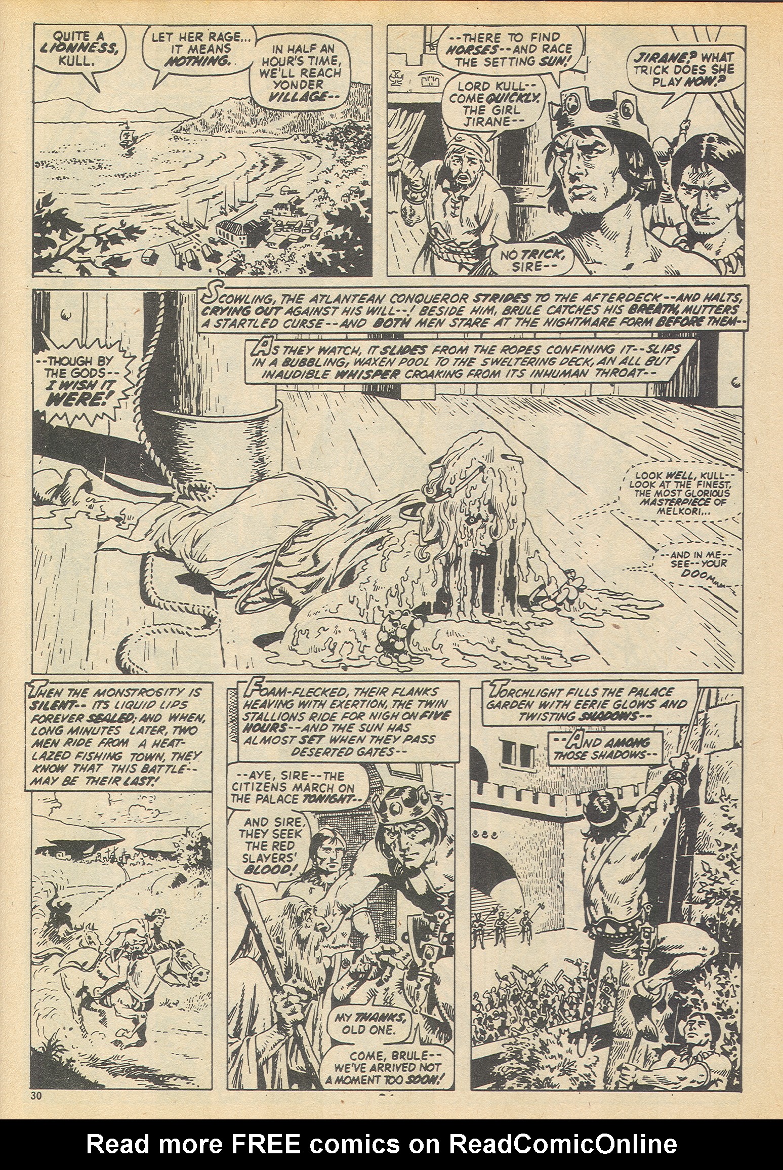 Read online The Savage Sword of Conan (1975) comic -  Issue #12 - 31