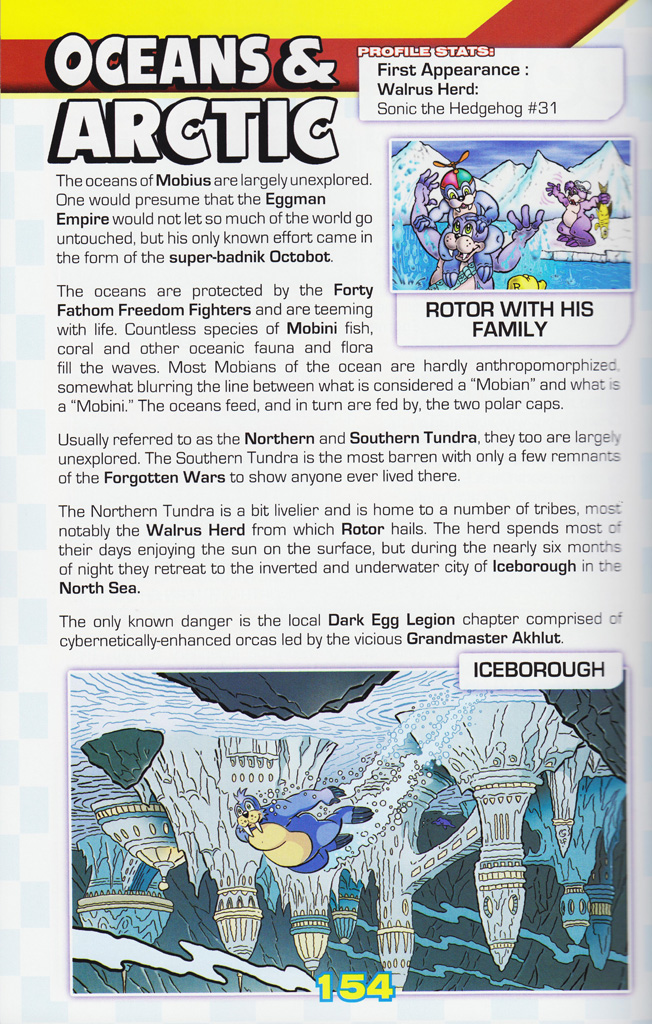 Read online Sonic the Hedgehog: The Complete Sonic Comic Encyclopedia comic -  Issue # TPB - 156