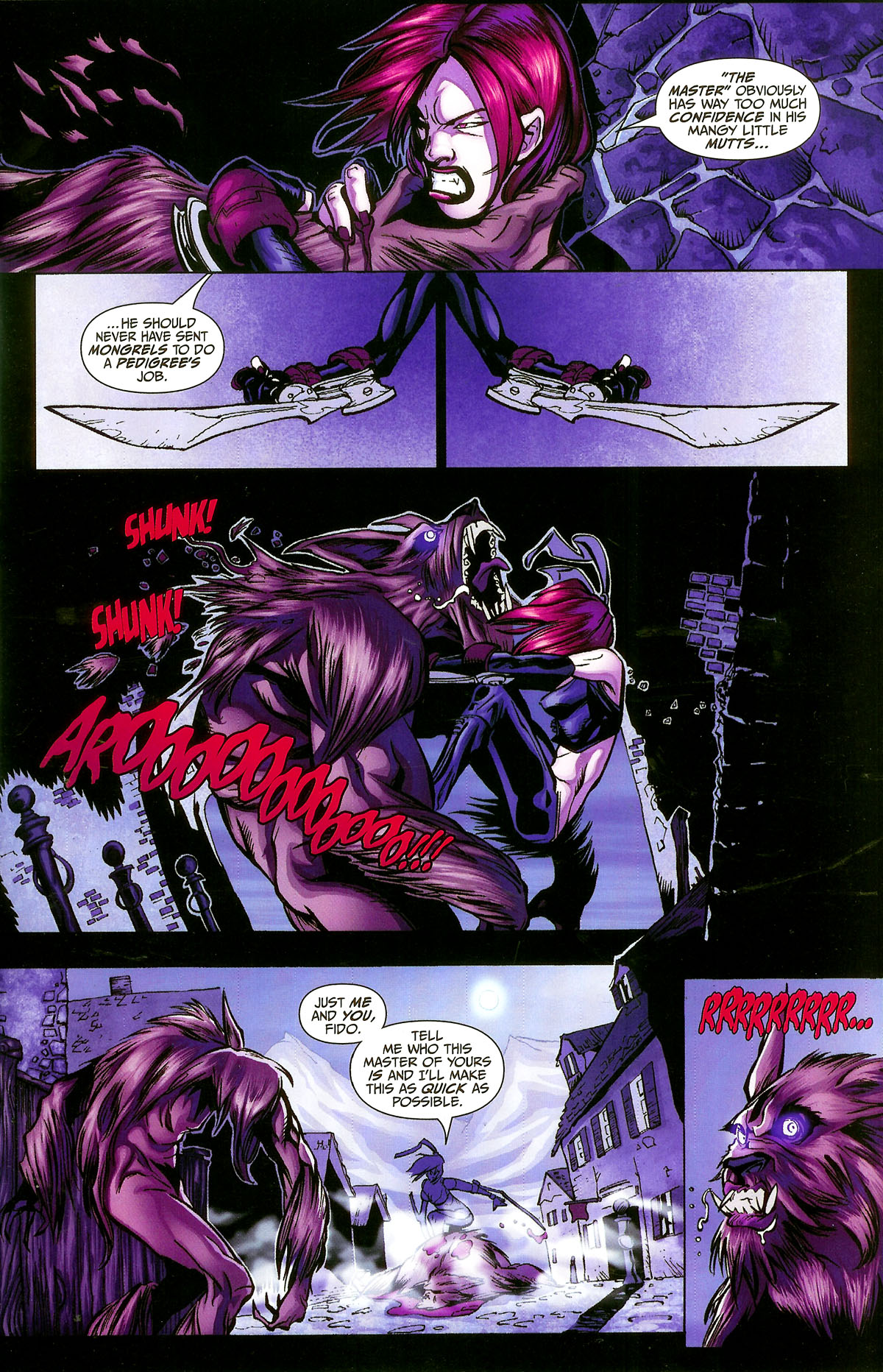 Read online BloodRayne: Lycan Rex comic -  Issue # Full - 7