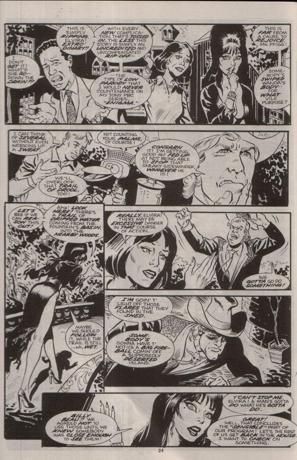 Read online Elvira, Mistress of the Dark comic -  Issue #21 - 22