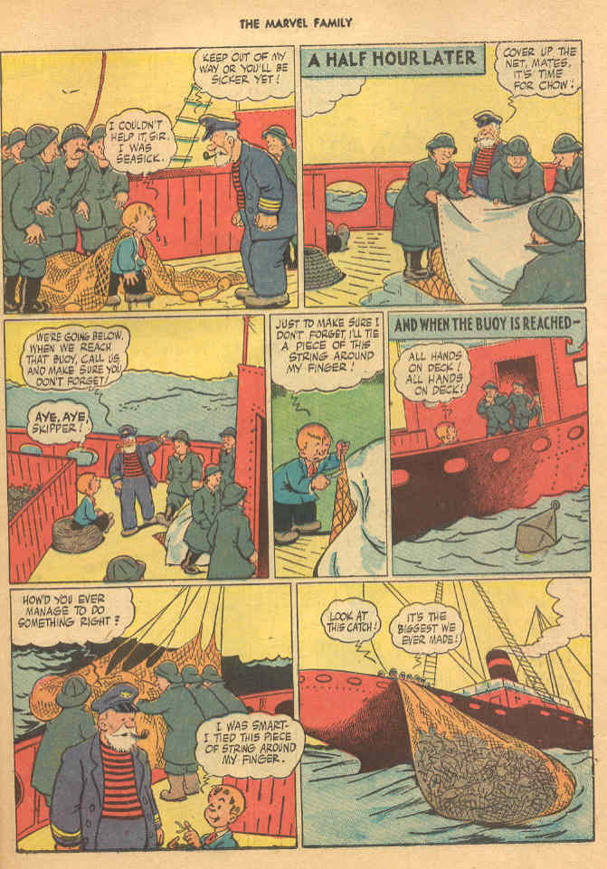 Read online The Marvel Family comic -  Issue #7 - 17