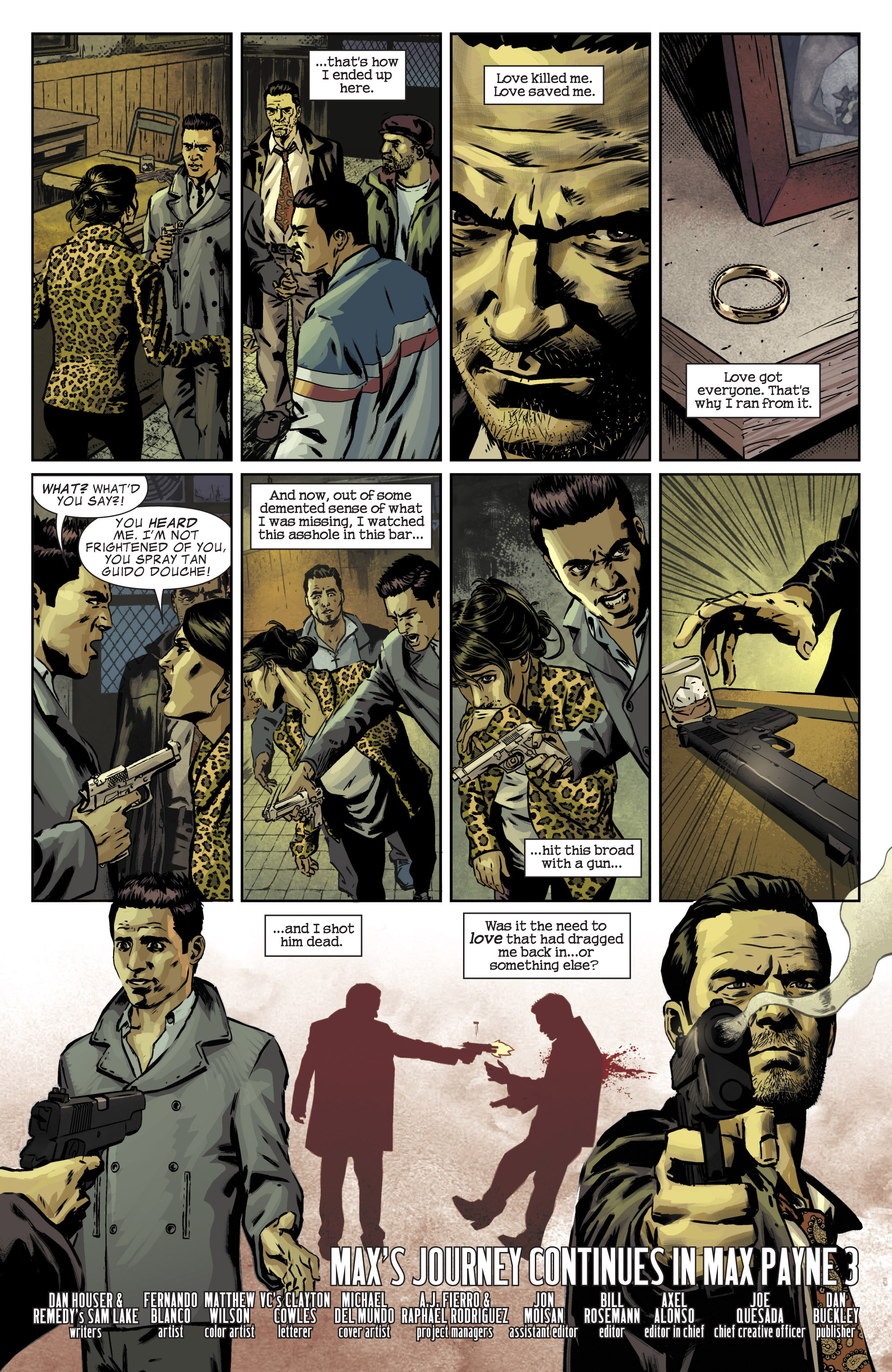 Read online Max Payne 3 comic -  Issue #3 - 13