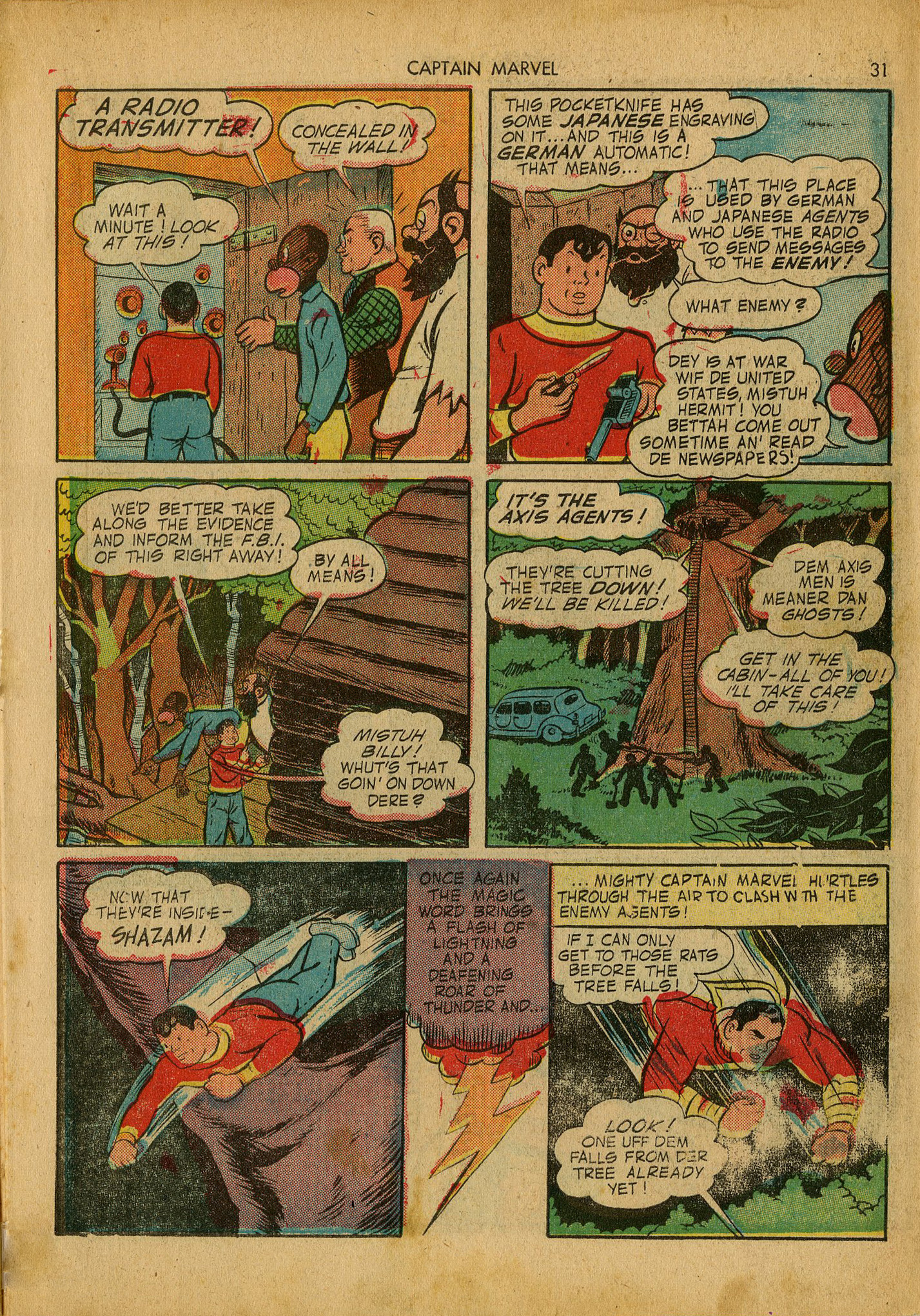 Read online Captain Marvel Adventures comic -  Issue #25 - 31