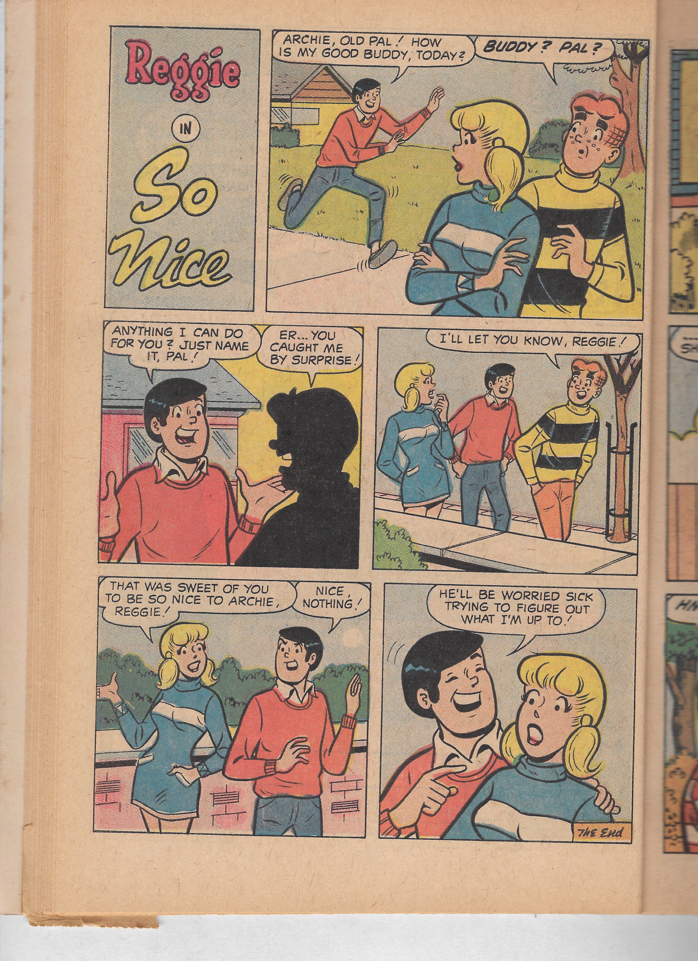 Read online Reggie's Wise Guy Jokes comic -  Issue #6 - 32