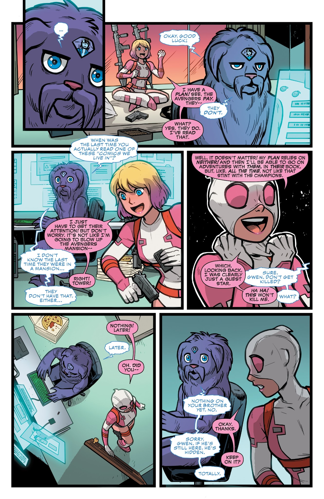 Read online The Unbelievable Gwenpool comic -  Issue #21 - 12