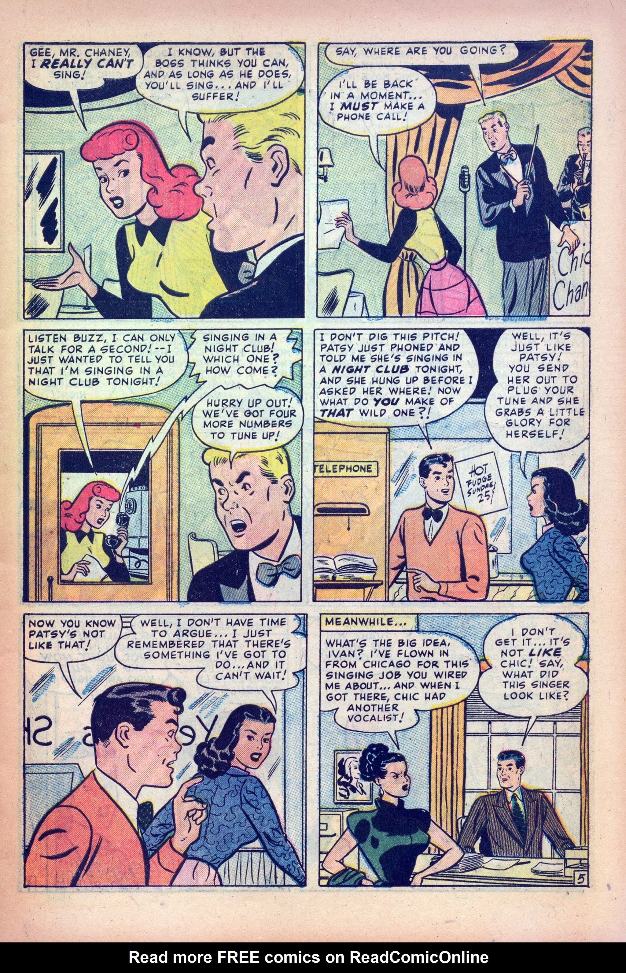 Read online Patsy and her Pals comic -  Issue #6 - 7